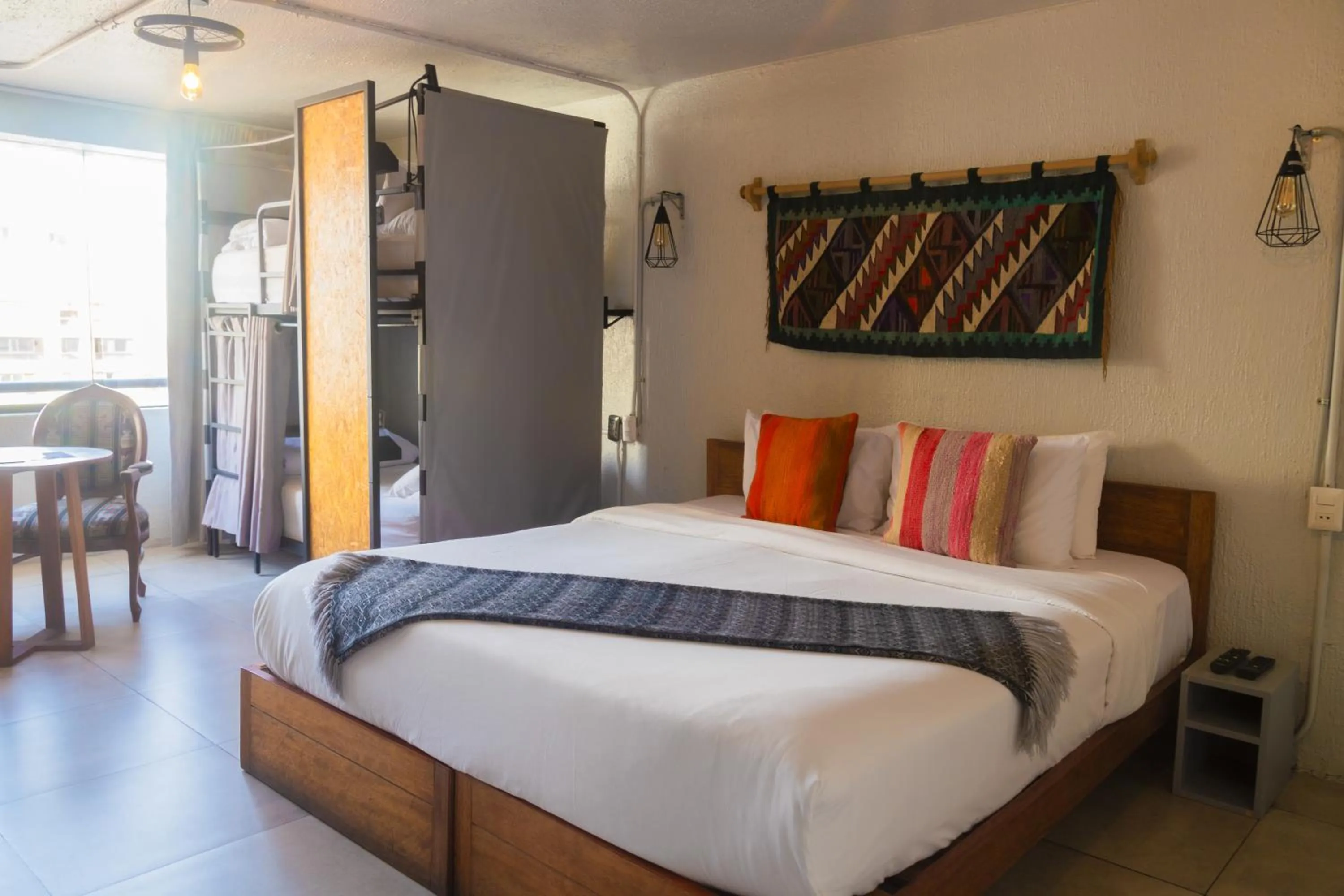 Bathroom, Bed in NAIA Miraflores Lima