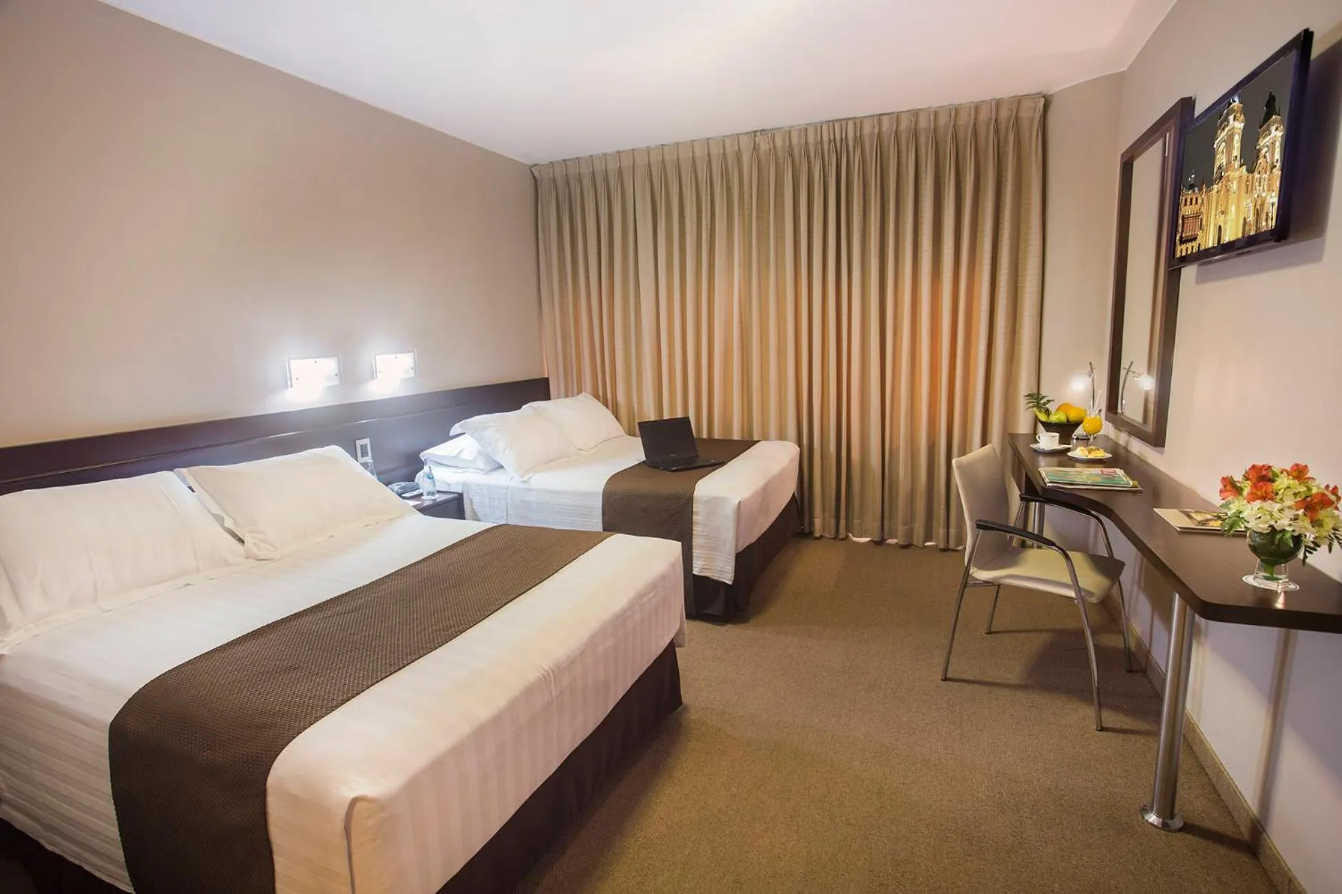 Bedroom, Bed in Del Pilar Miraflores Hotel