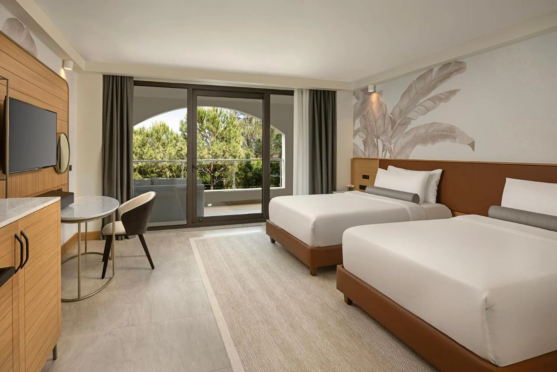 Bed in Sirene Belek Hotel