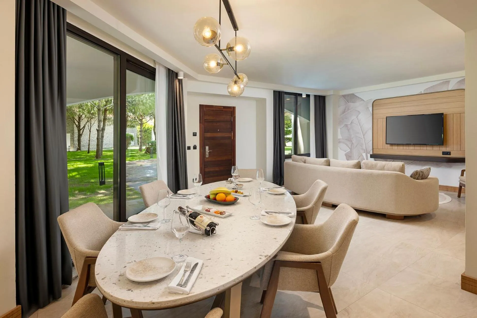 Living room in Sirene Belek Hotel