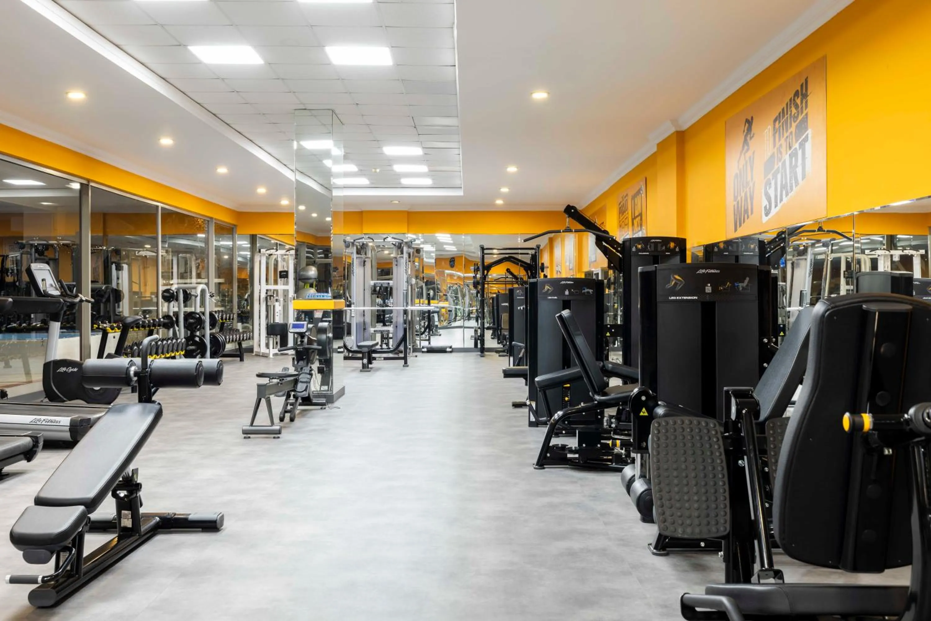 Fitness centre/facilities in Sirene Belek Hotel
