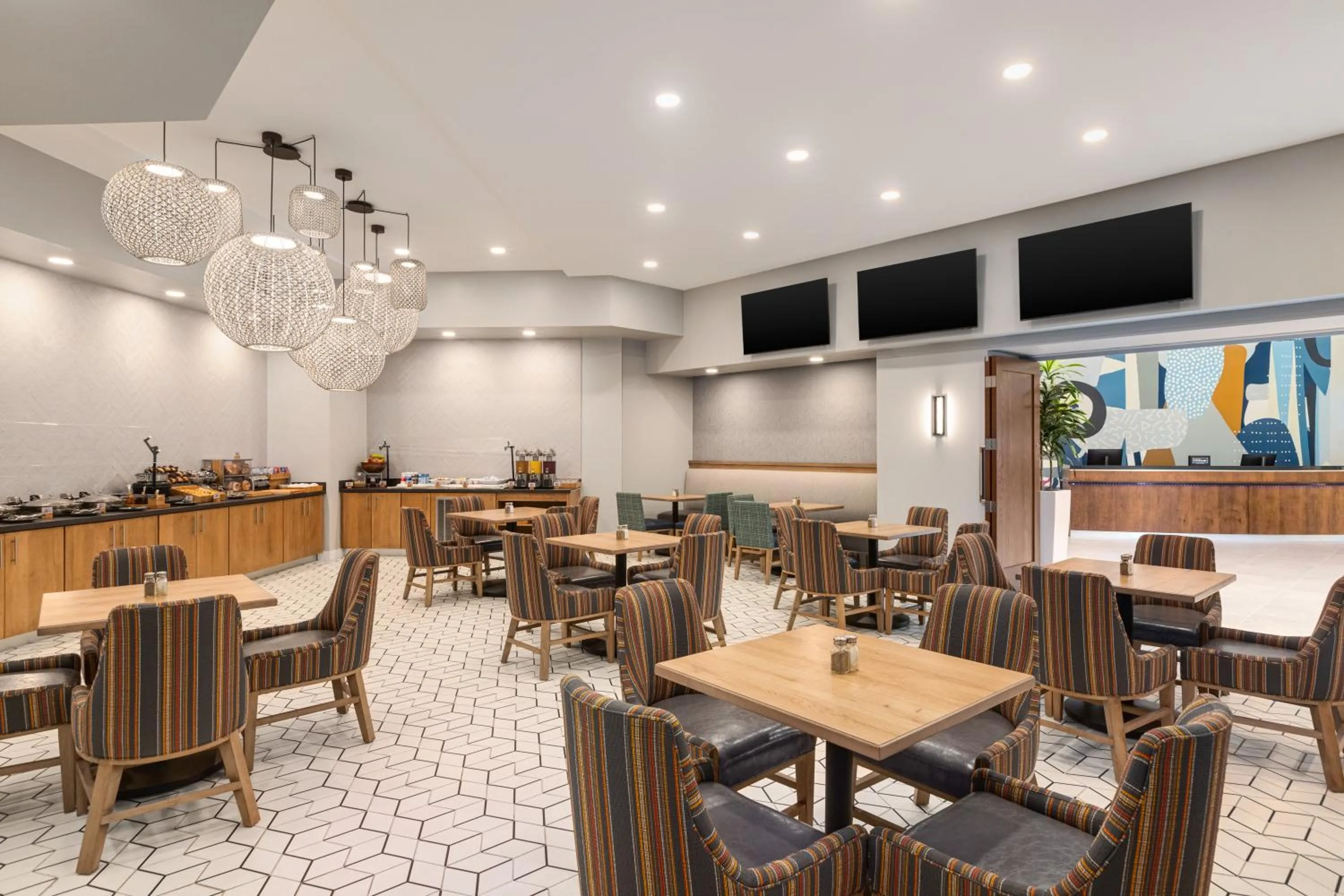 Buffet breakfast in Doubletree by Hilton Fort Myers at Bell Tower Shops