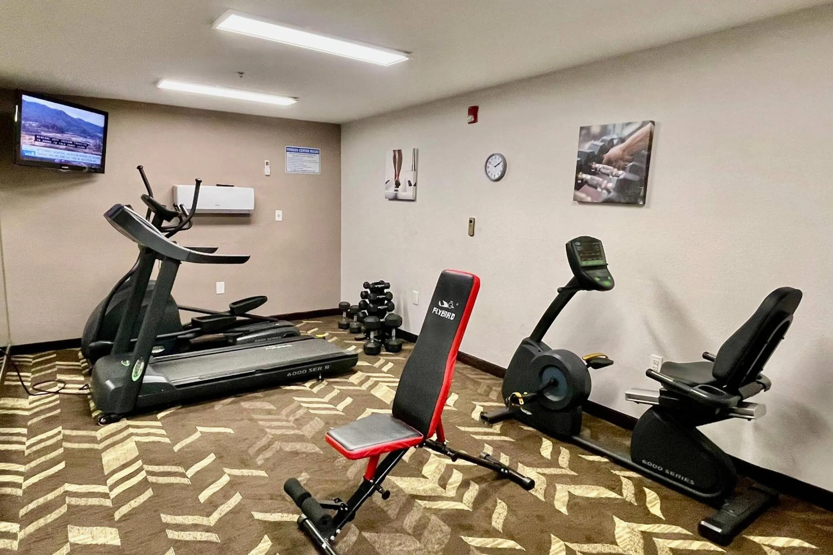 Fitness centre/facilities in Quality Inn & Suites Clemmons I-40