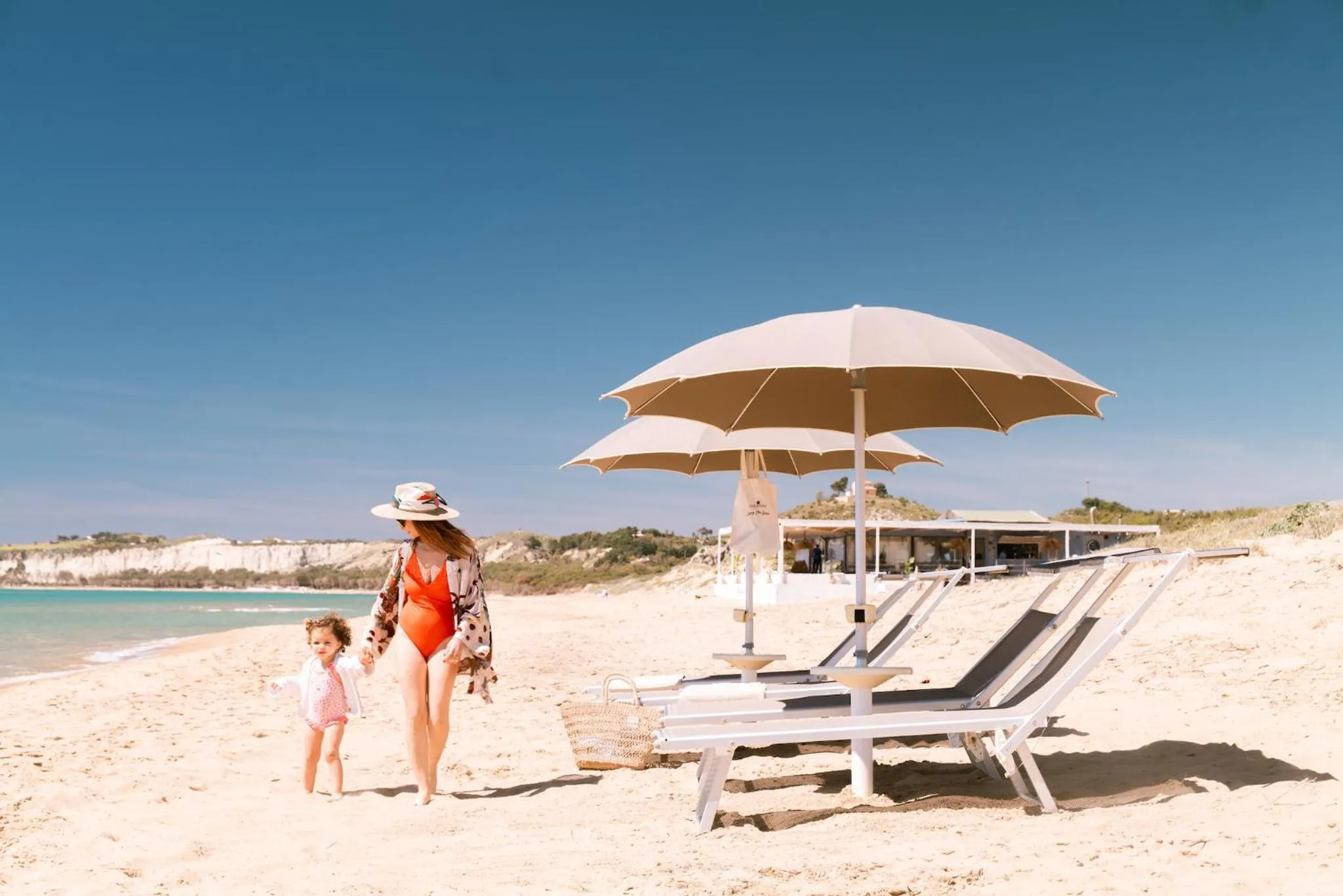 Beach in Luna Minoica Suites and Apartments