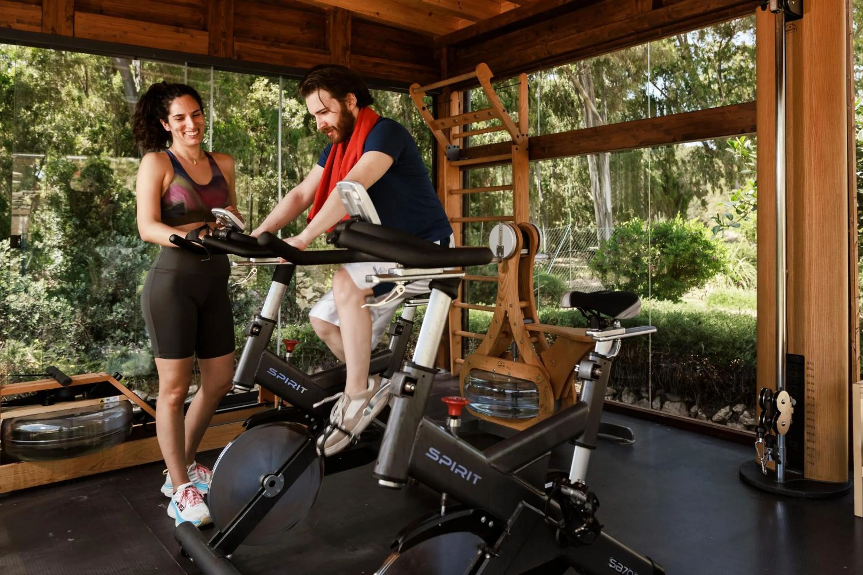 Fitness centre/facilities in Luna Minoica Suites and Apartments