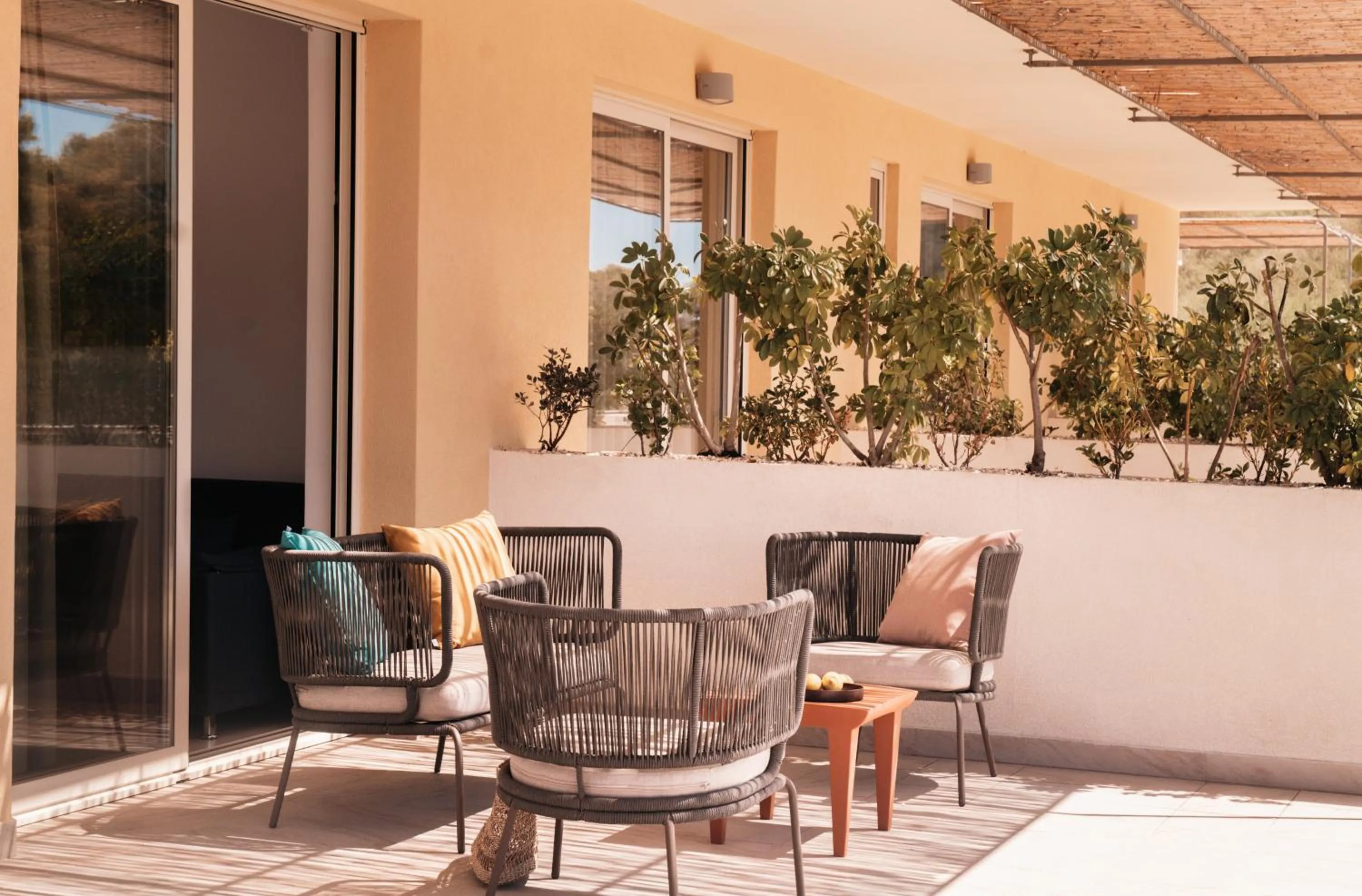 Balcony/Terrace in Luna Minoica Suites and Apartments