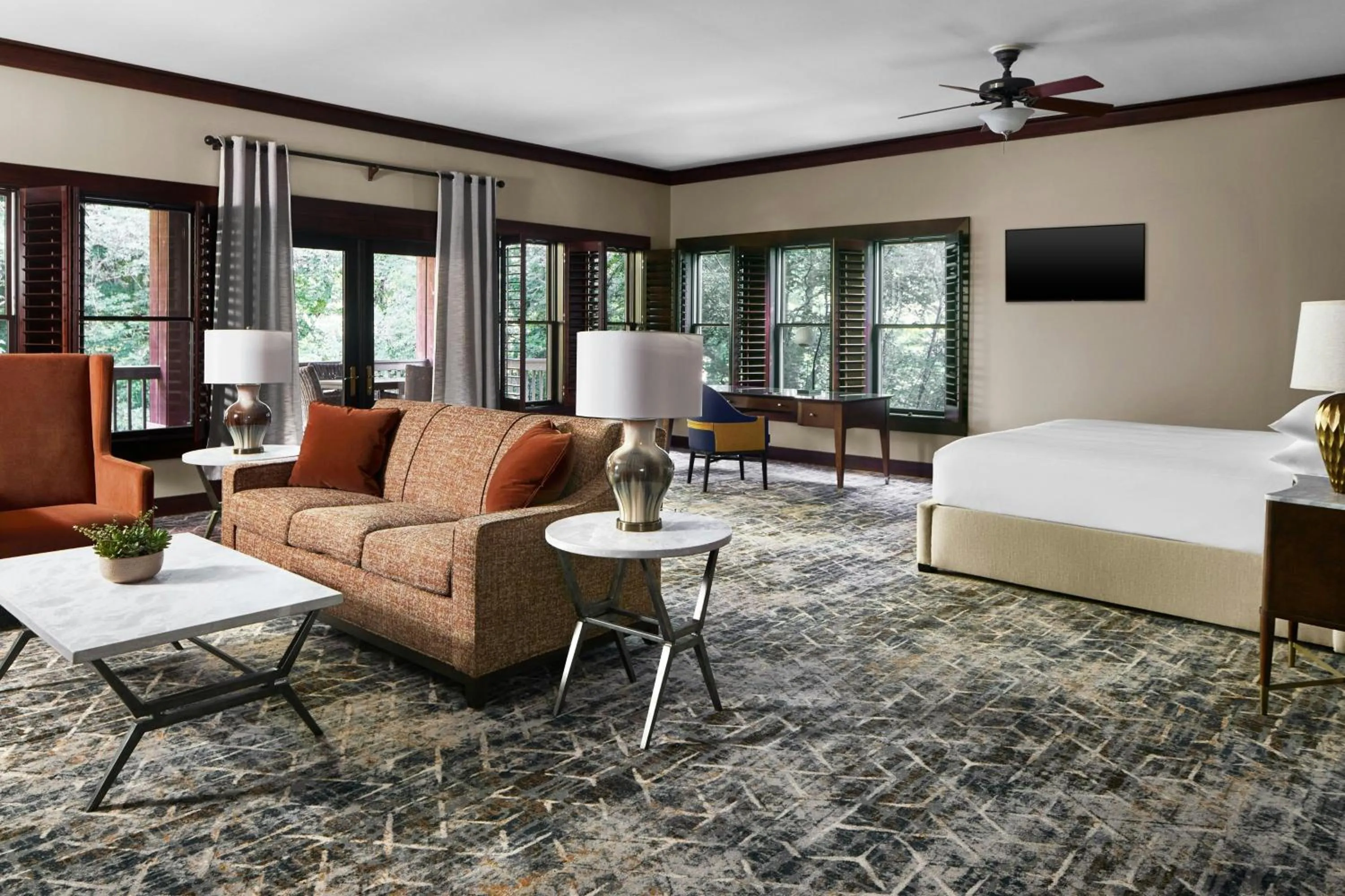 Photo of the whole room, Bed in Montgomery Marriott Prattville Hotel & Conf Ctr at Capitol Hill