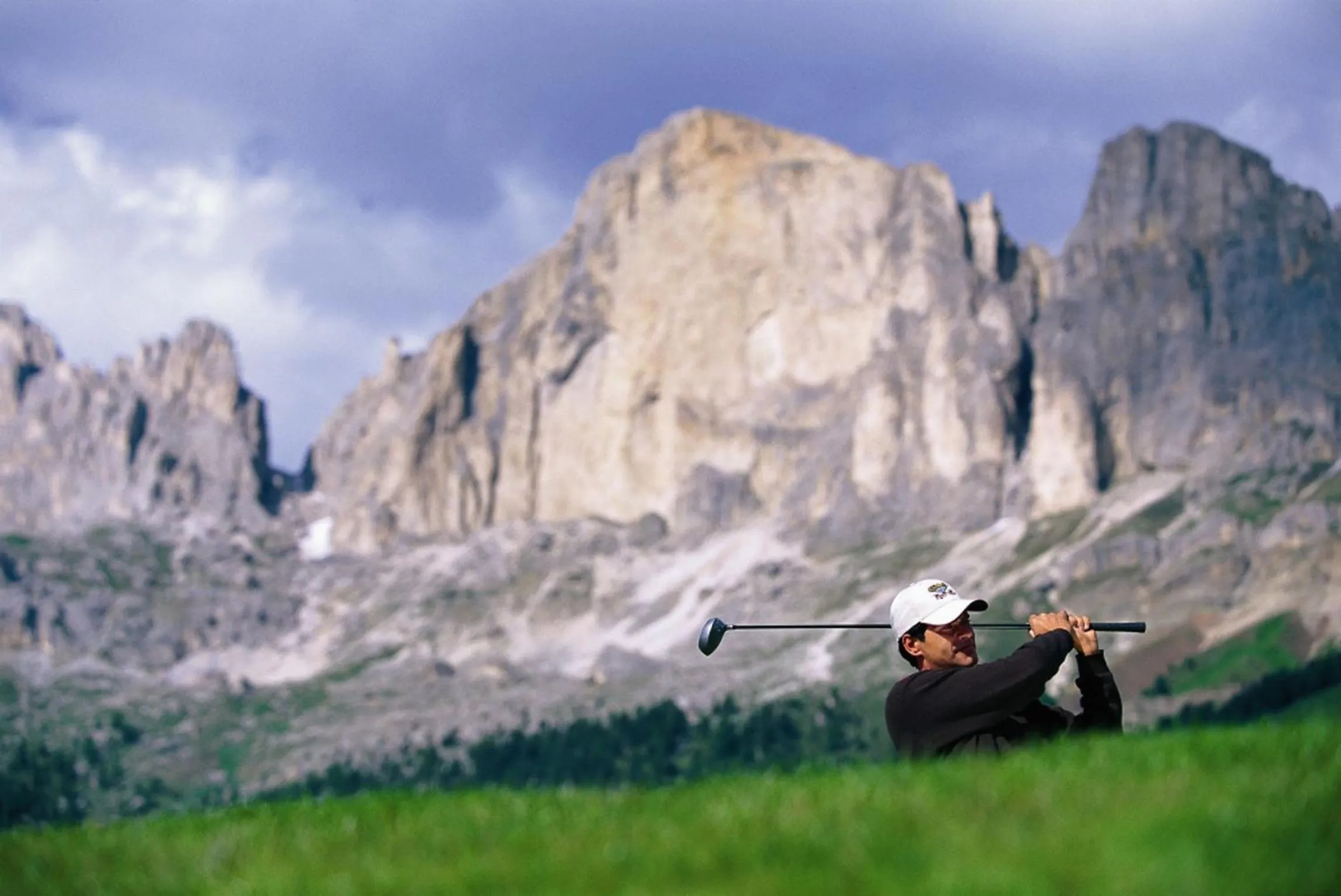 Golfcourse in Romantik Hotel Post