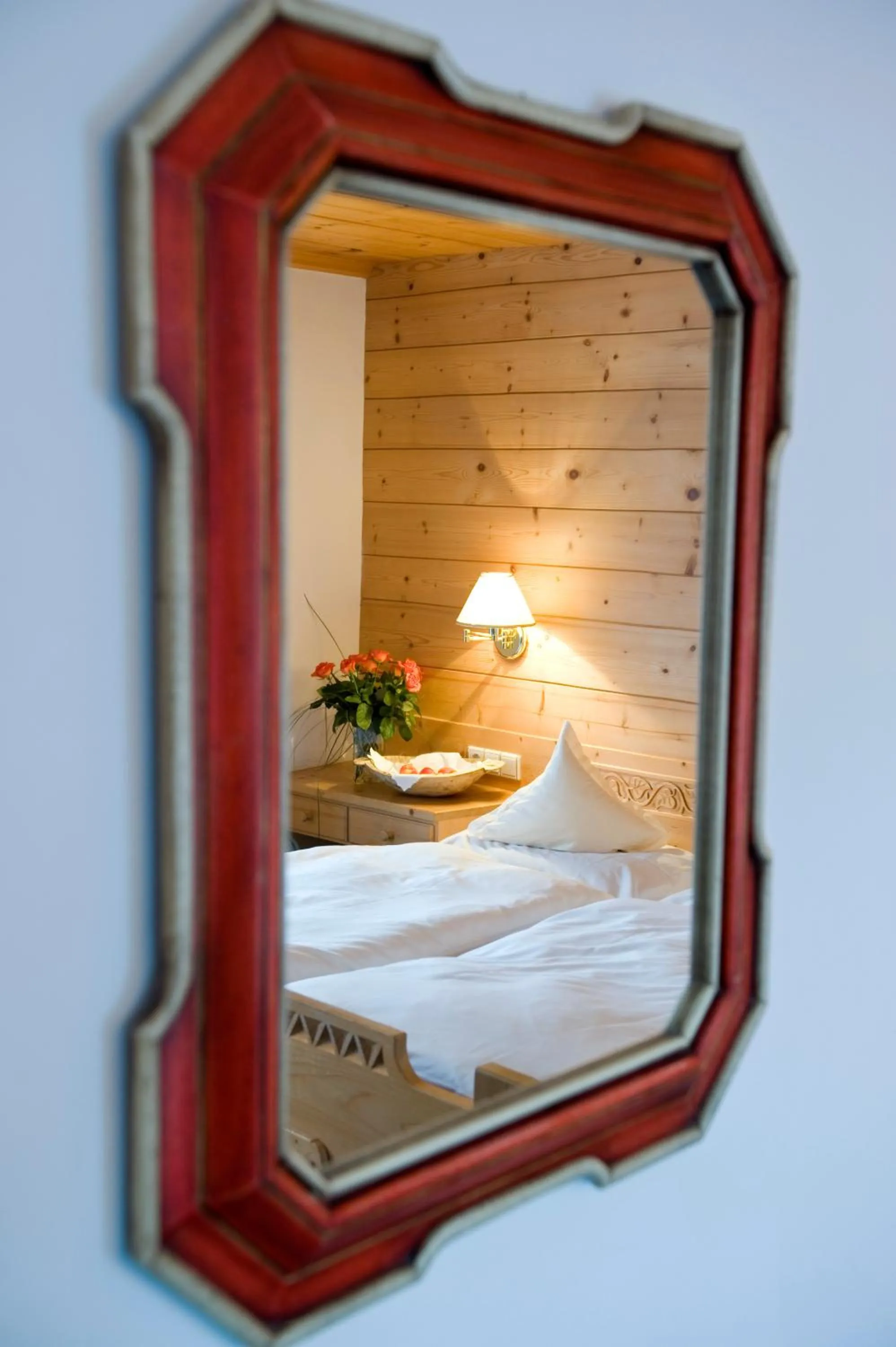 Bedroom, Bed in Romantik Hotel Post