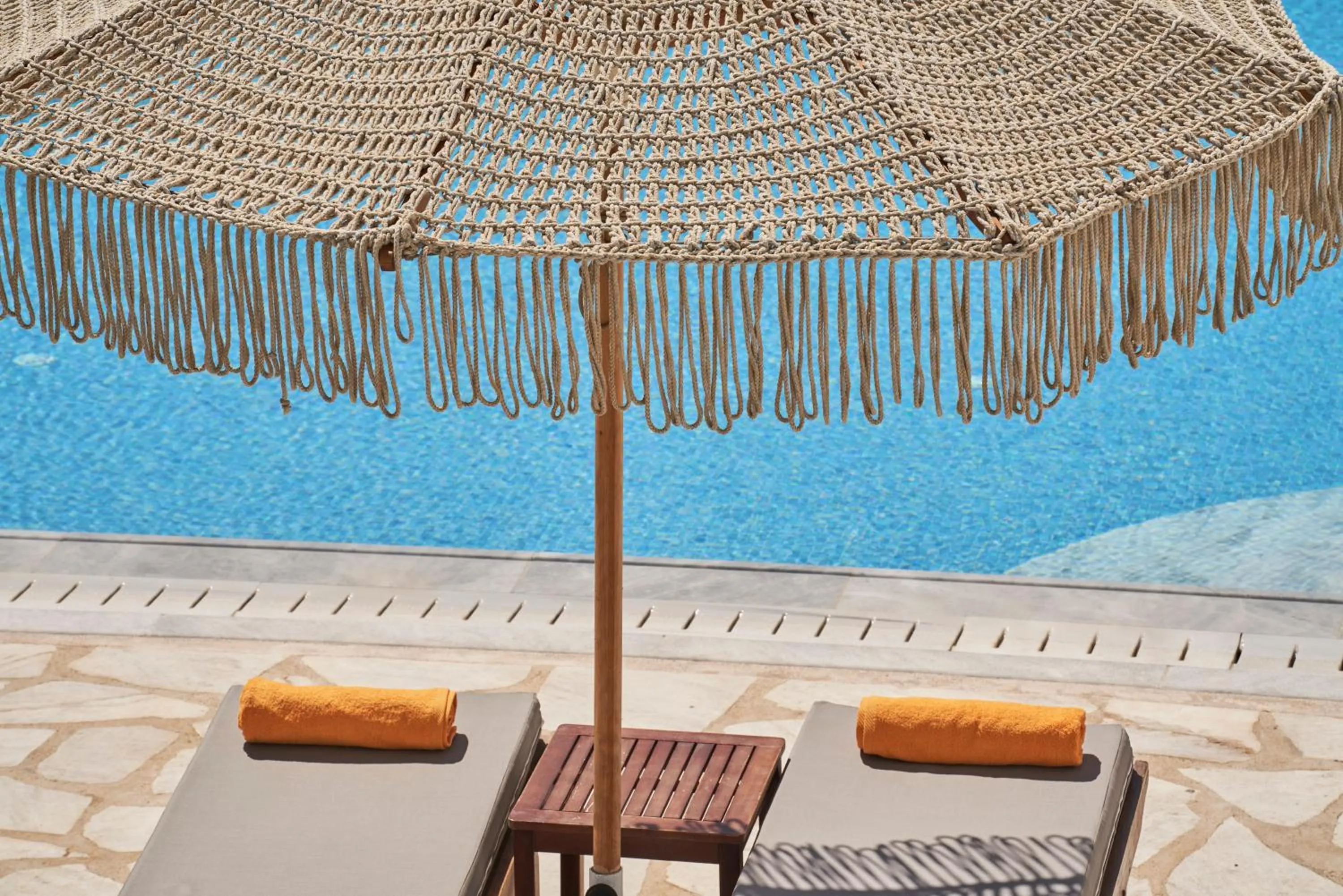 sunbed in Paradise View Hotel