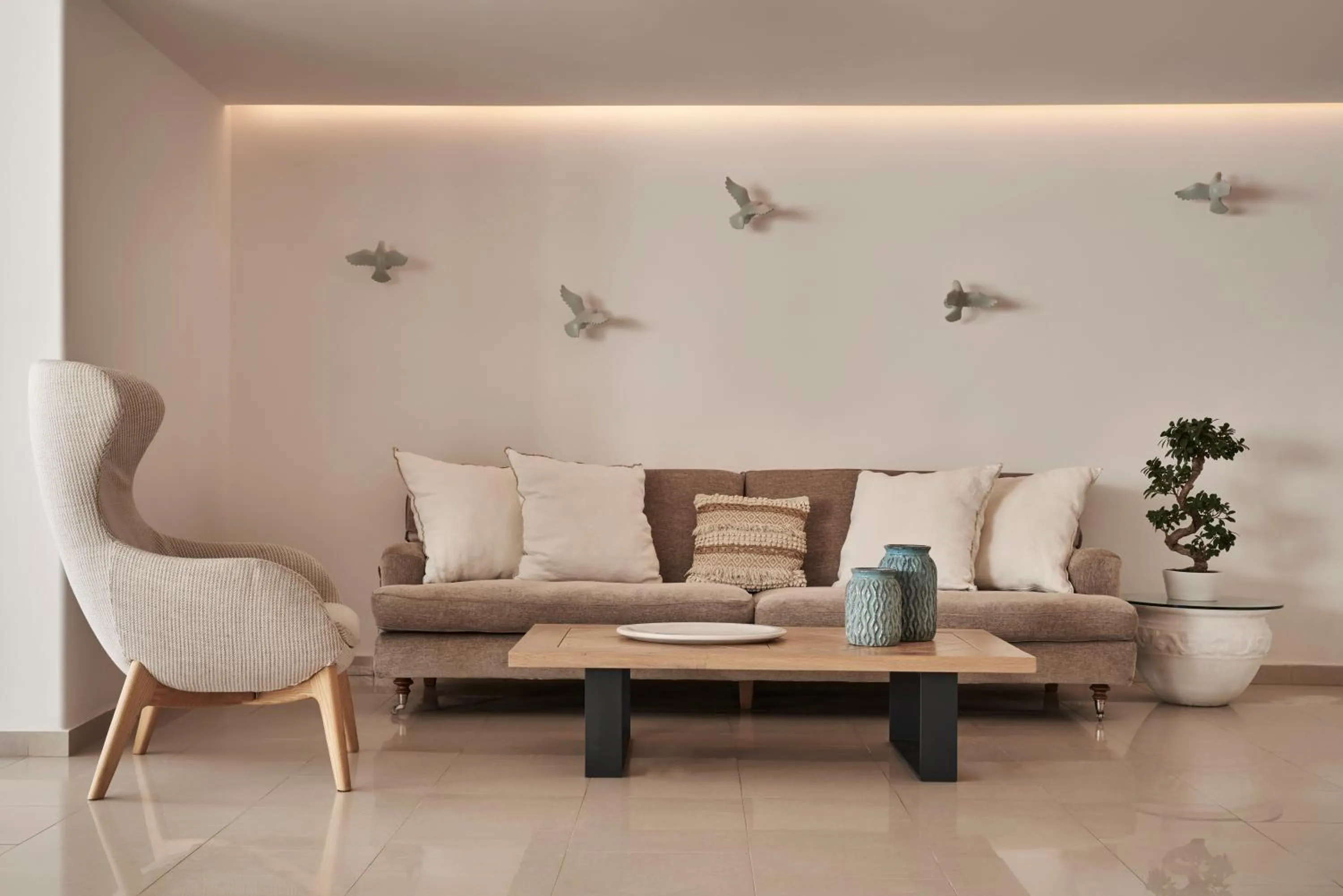 Living room in Paradise View Hotel