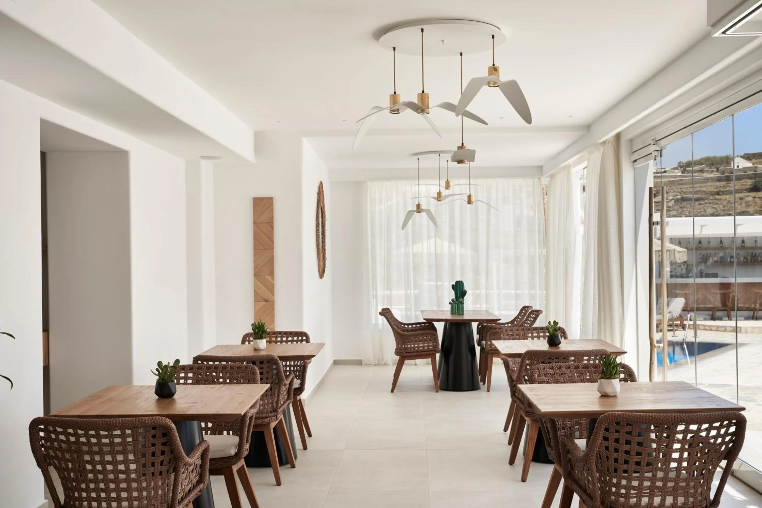 Dining area in Paradise View Hotel