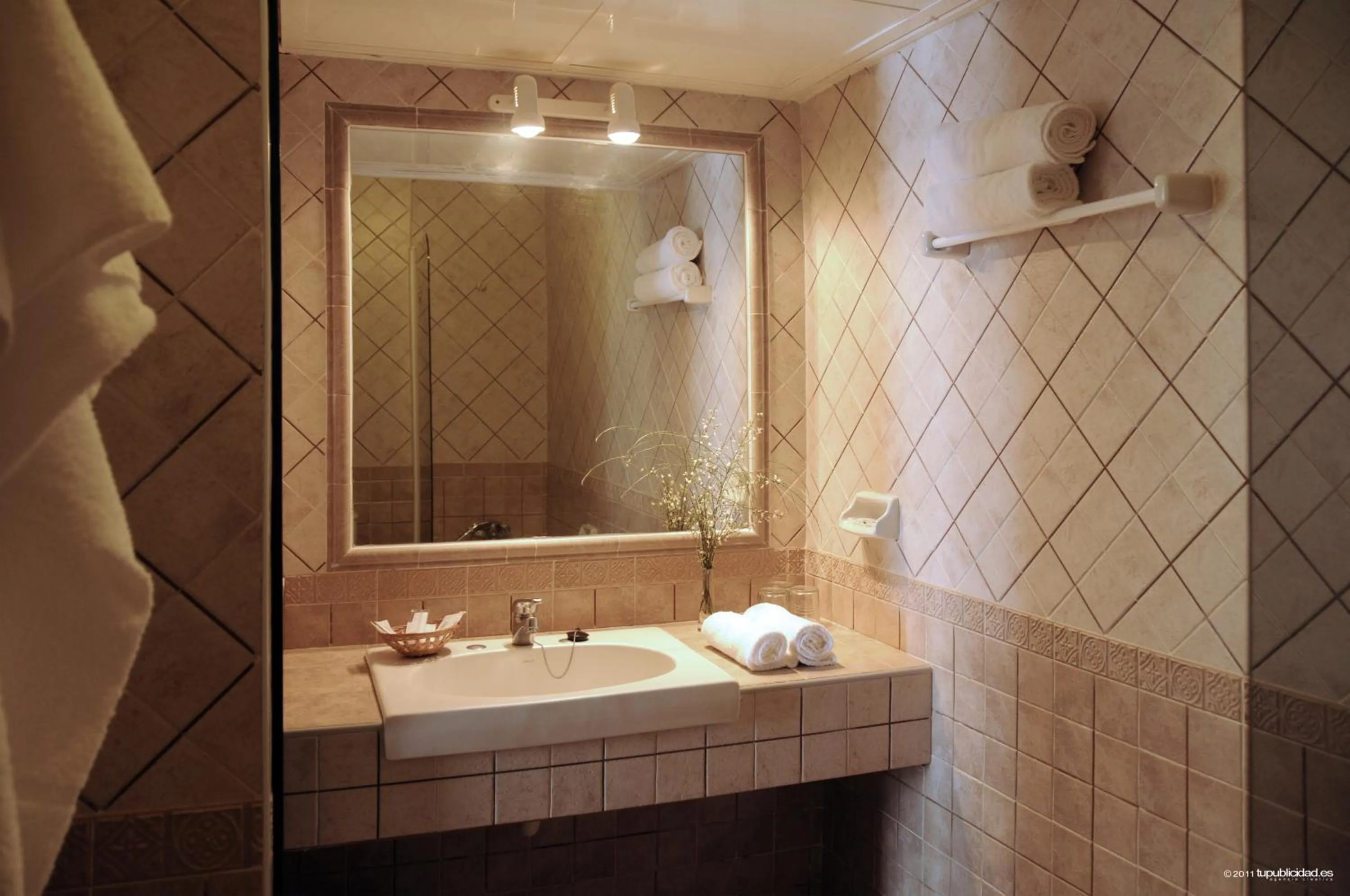 Bathroom in Hotel Flamero