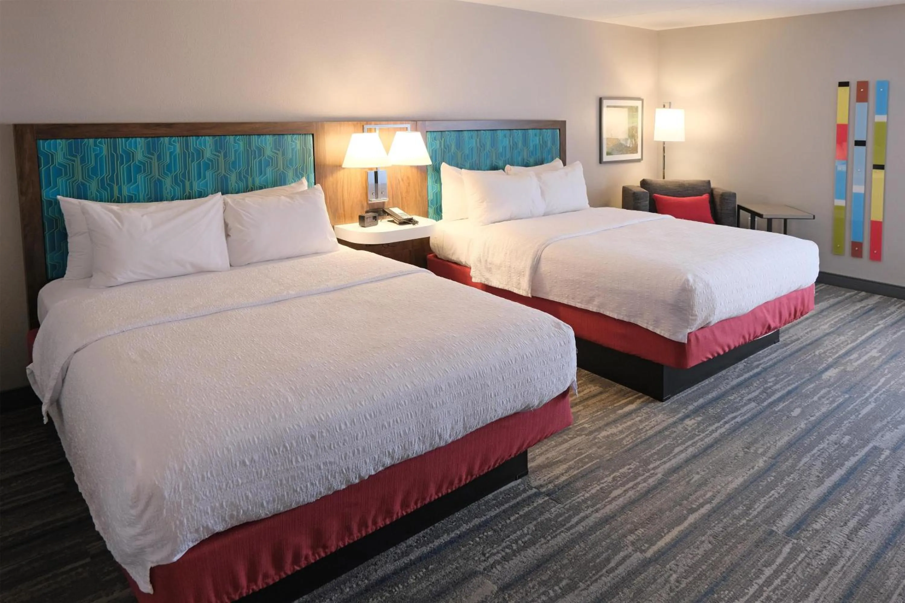 Bed in Hampton Inn Lima