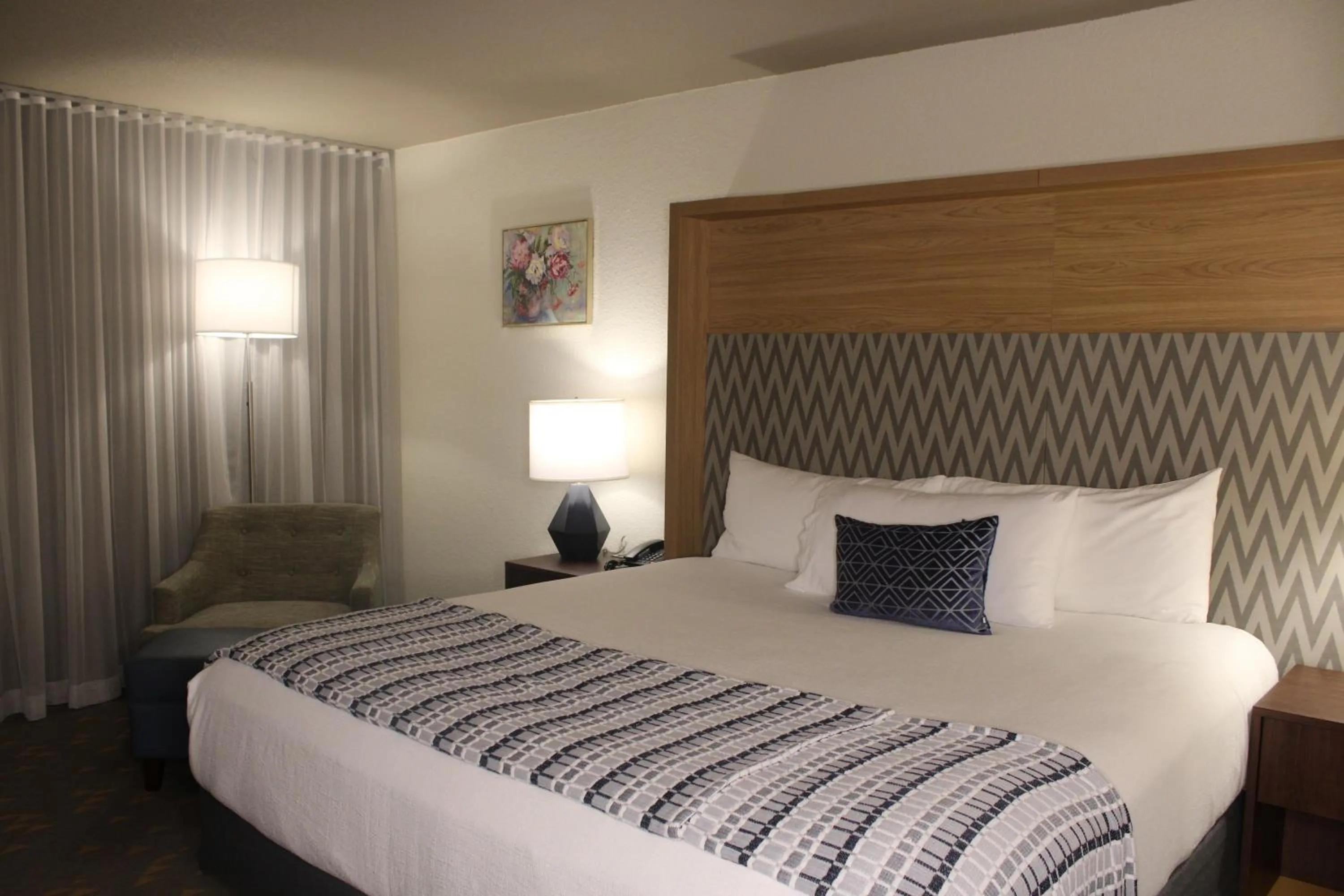 Bed in Wyndham Flint MI Grand Blanc Bishop Airport Conference Ct