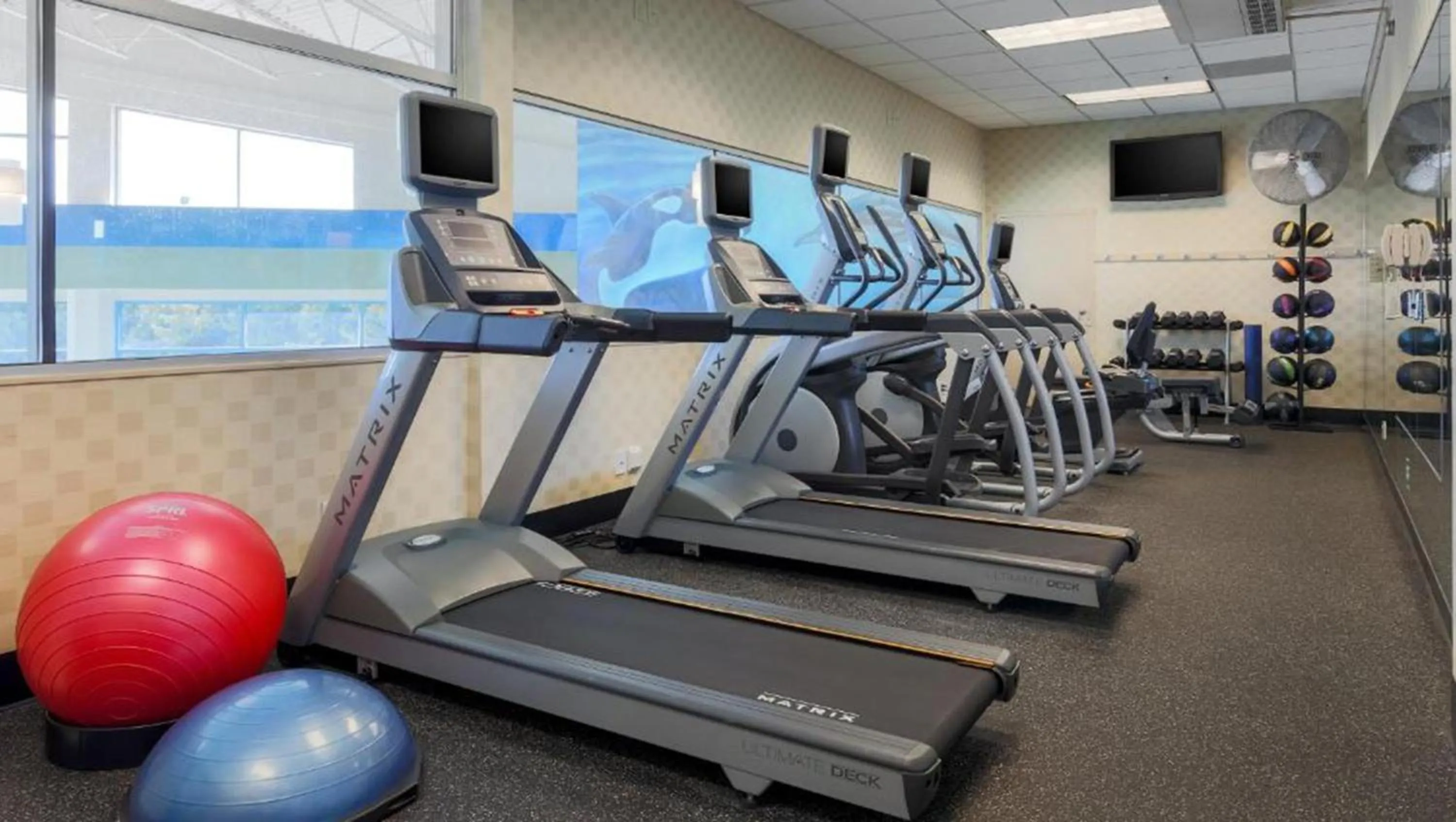 Fitness centre/facilities in Wyndham Flint MI Grand Blanc Bishop Airport Conference Ct