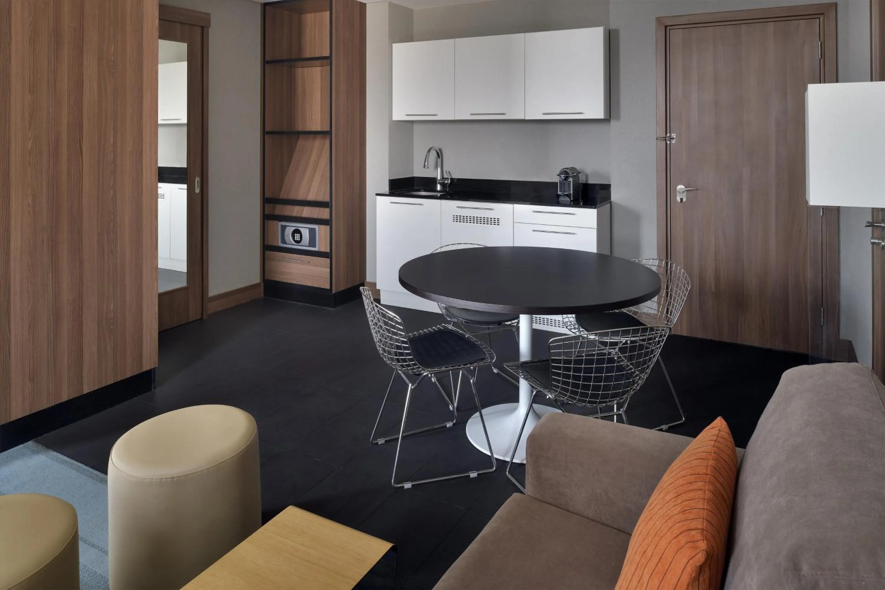 Kitchen or kitchenette in Aloft Dhahran Hotel