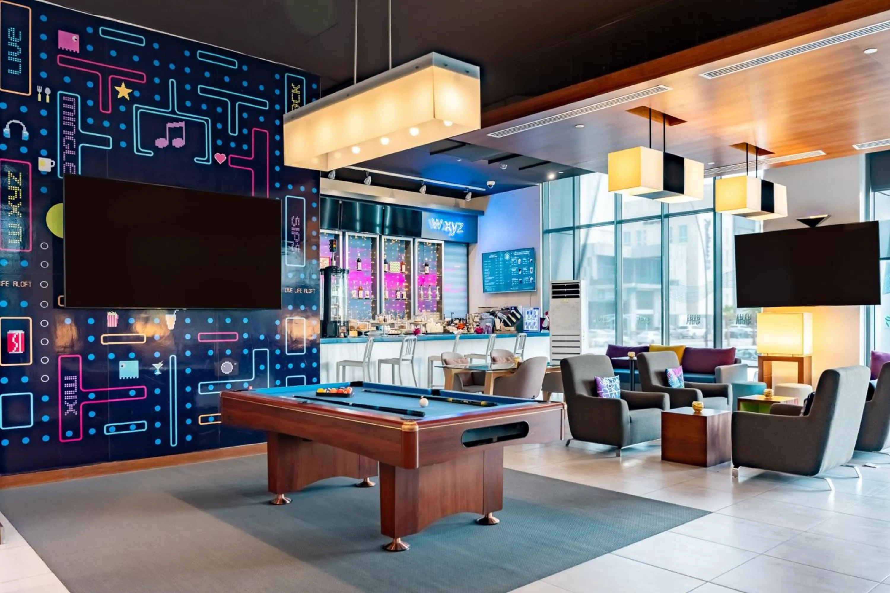 Lobby or reception in Aloft Dhahran Hotel