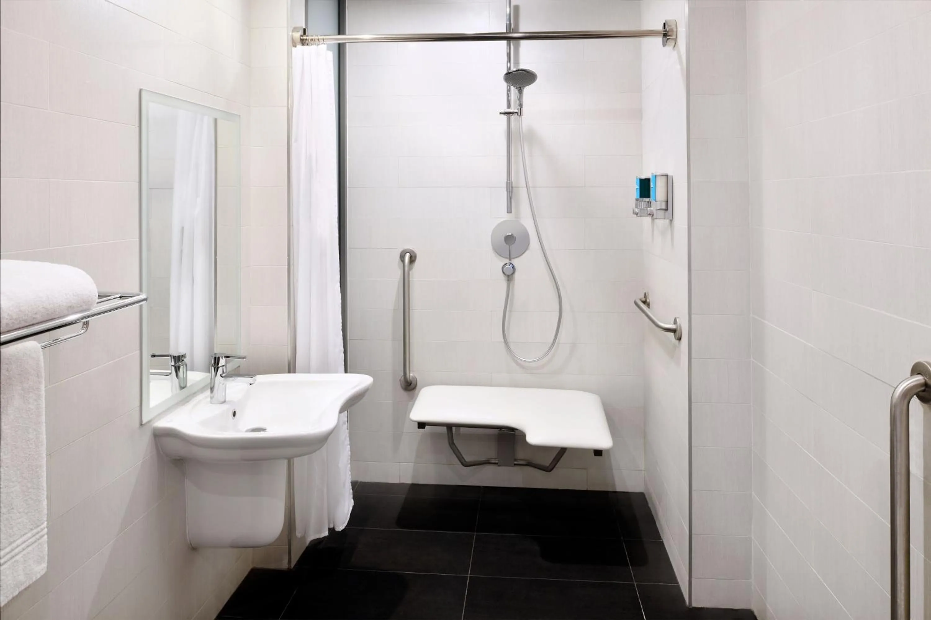 Bathroom in Aloft Riyadh Hotel