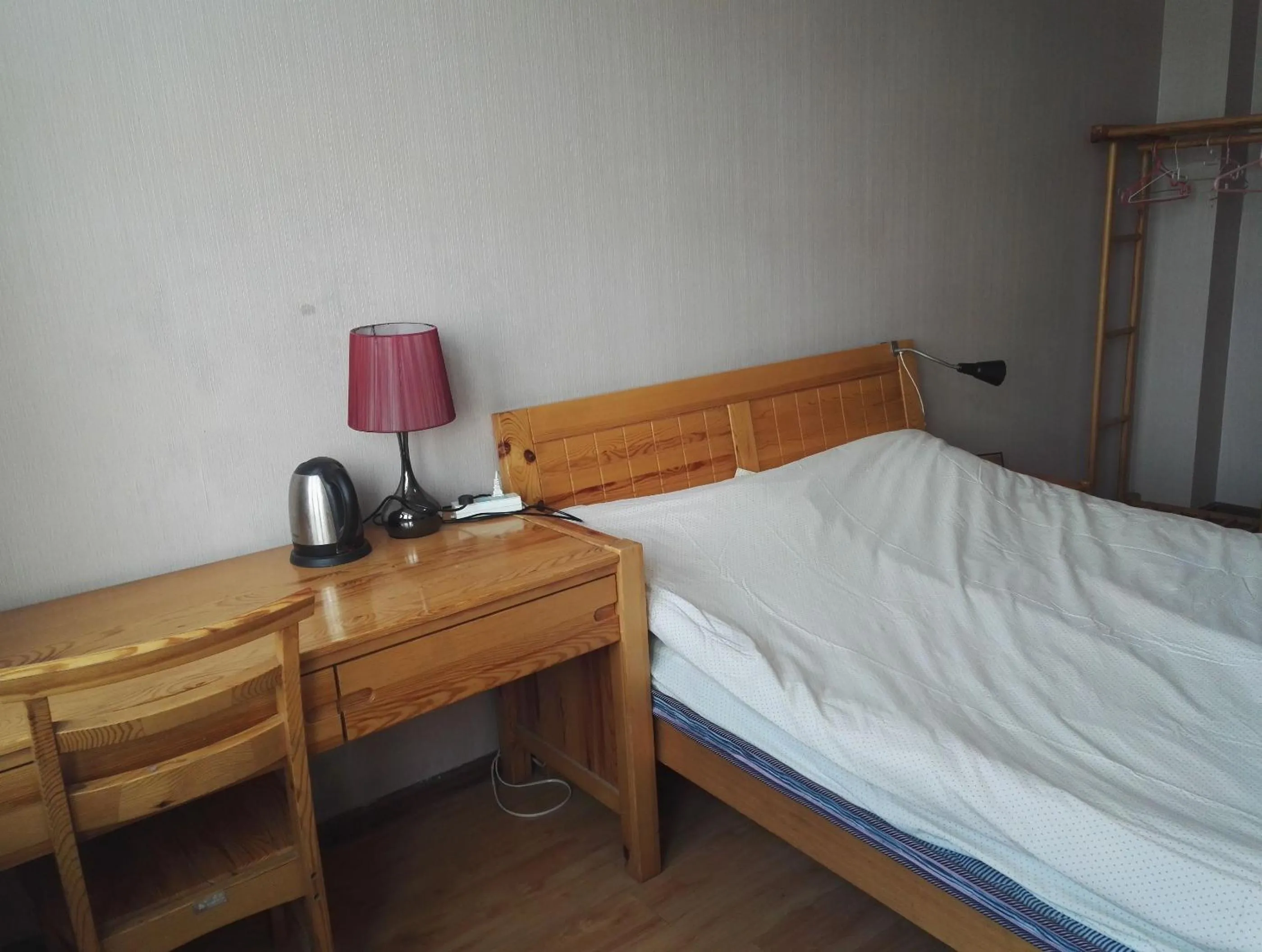 Seating area, Bed in LETE Hostel