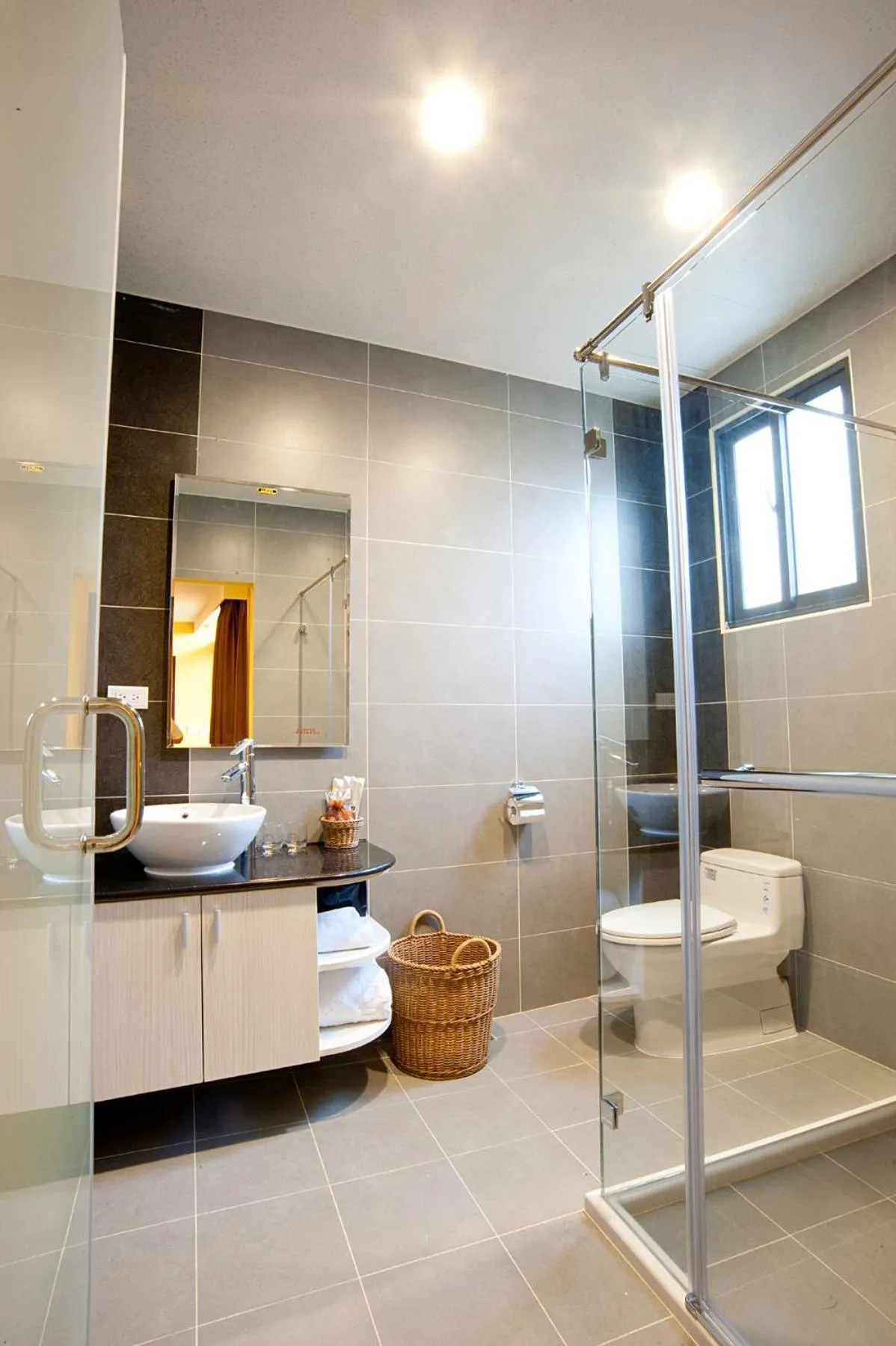 Bathroom in Flower Style B&B