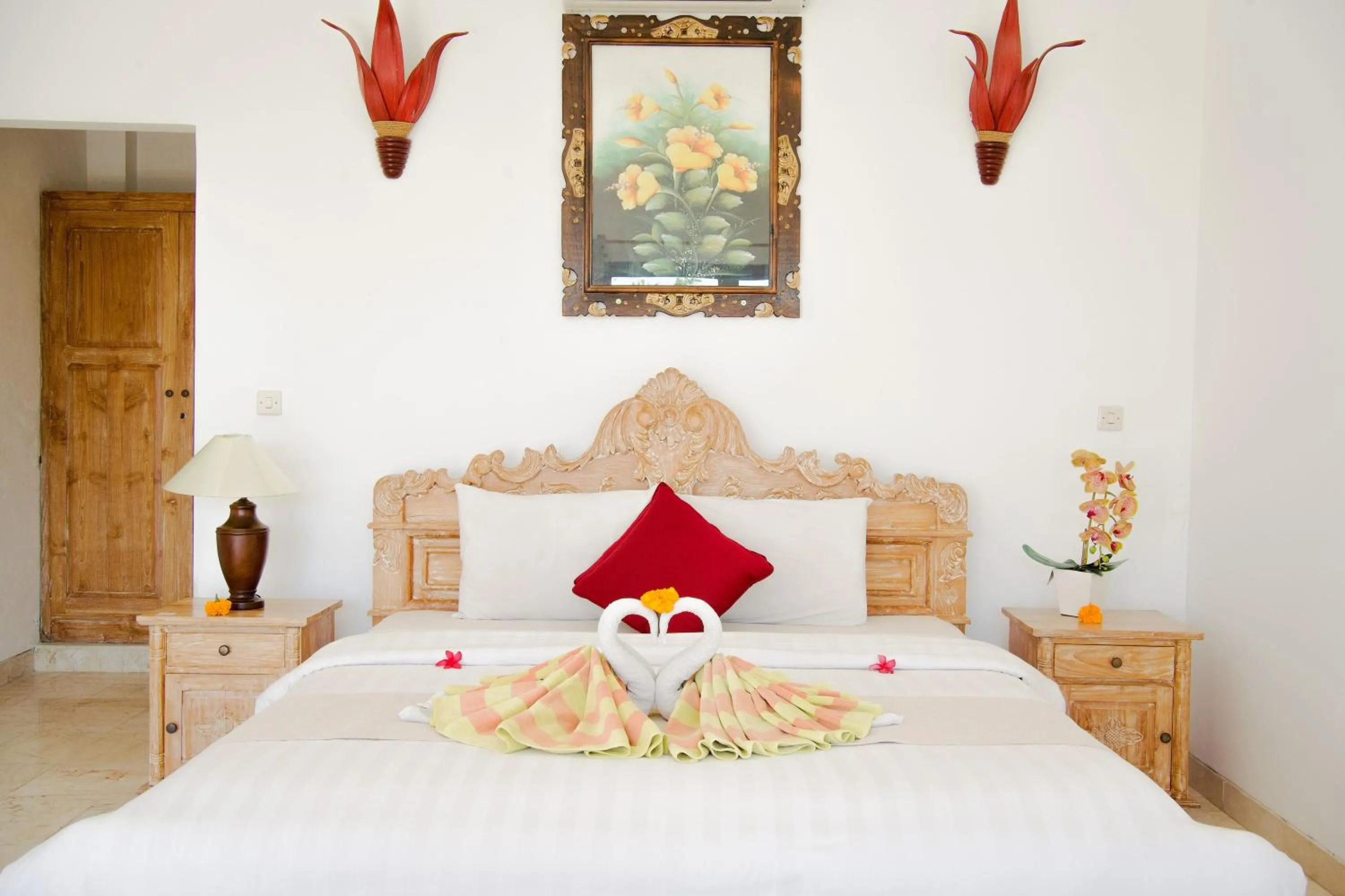 Bed in Alam Bali Beach Resort