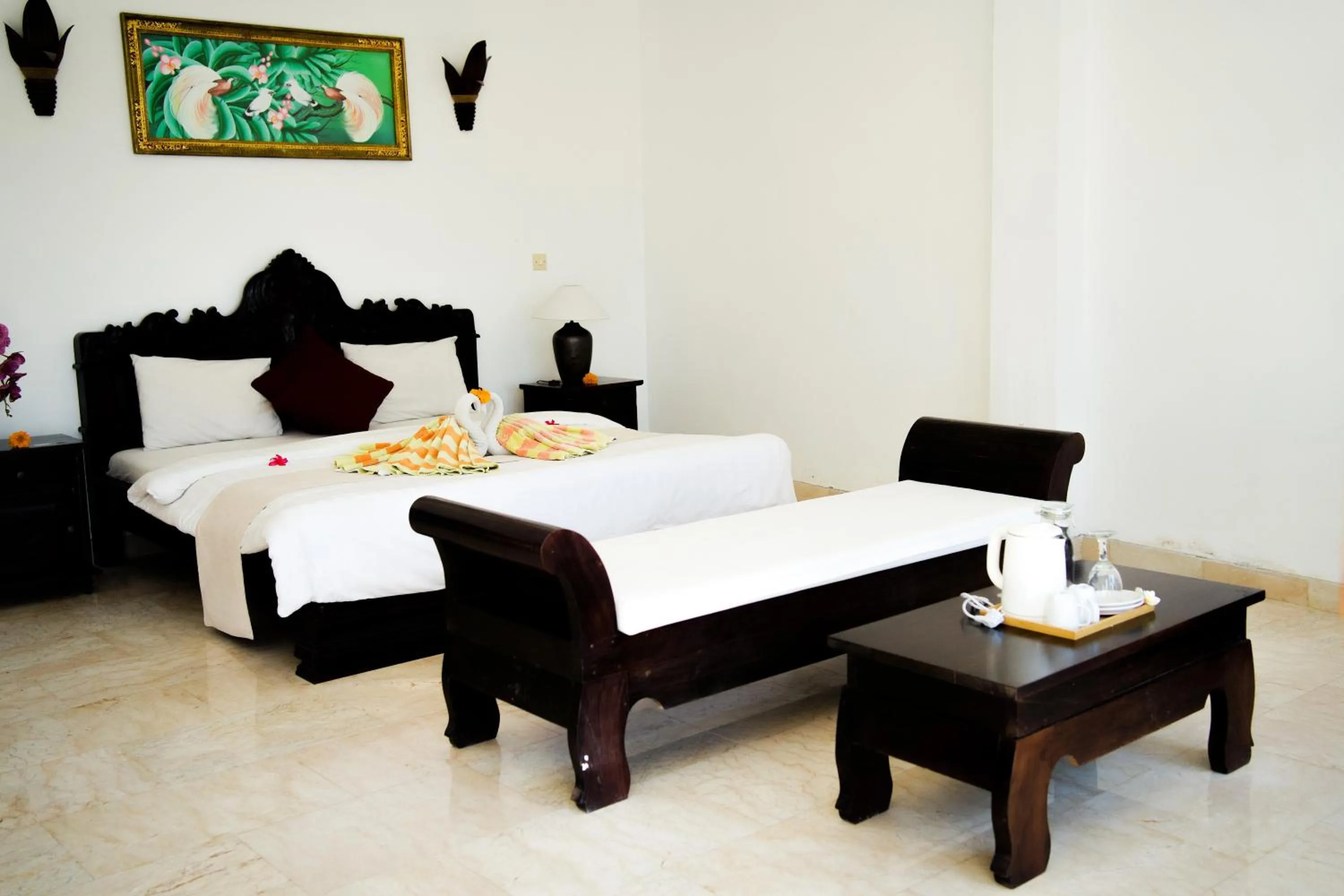 Bed in Alam Bali Beach Resort
