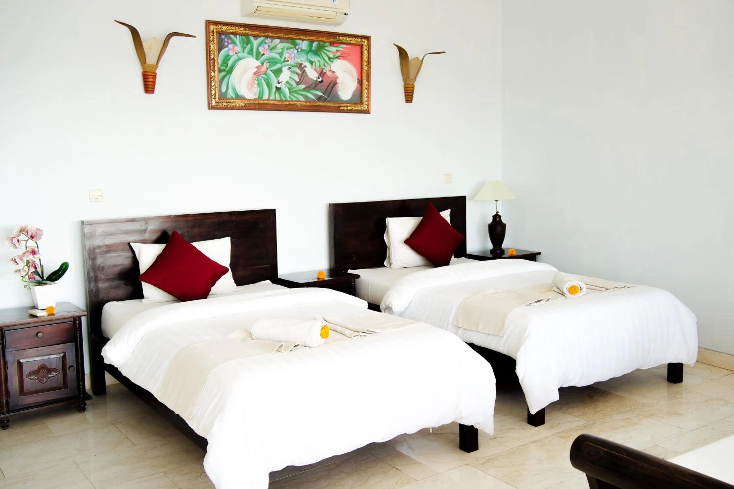 Bed in Alam Bali Beach Resort