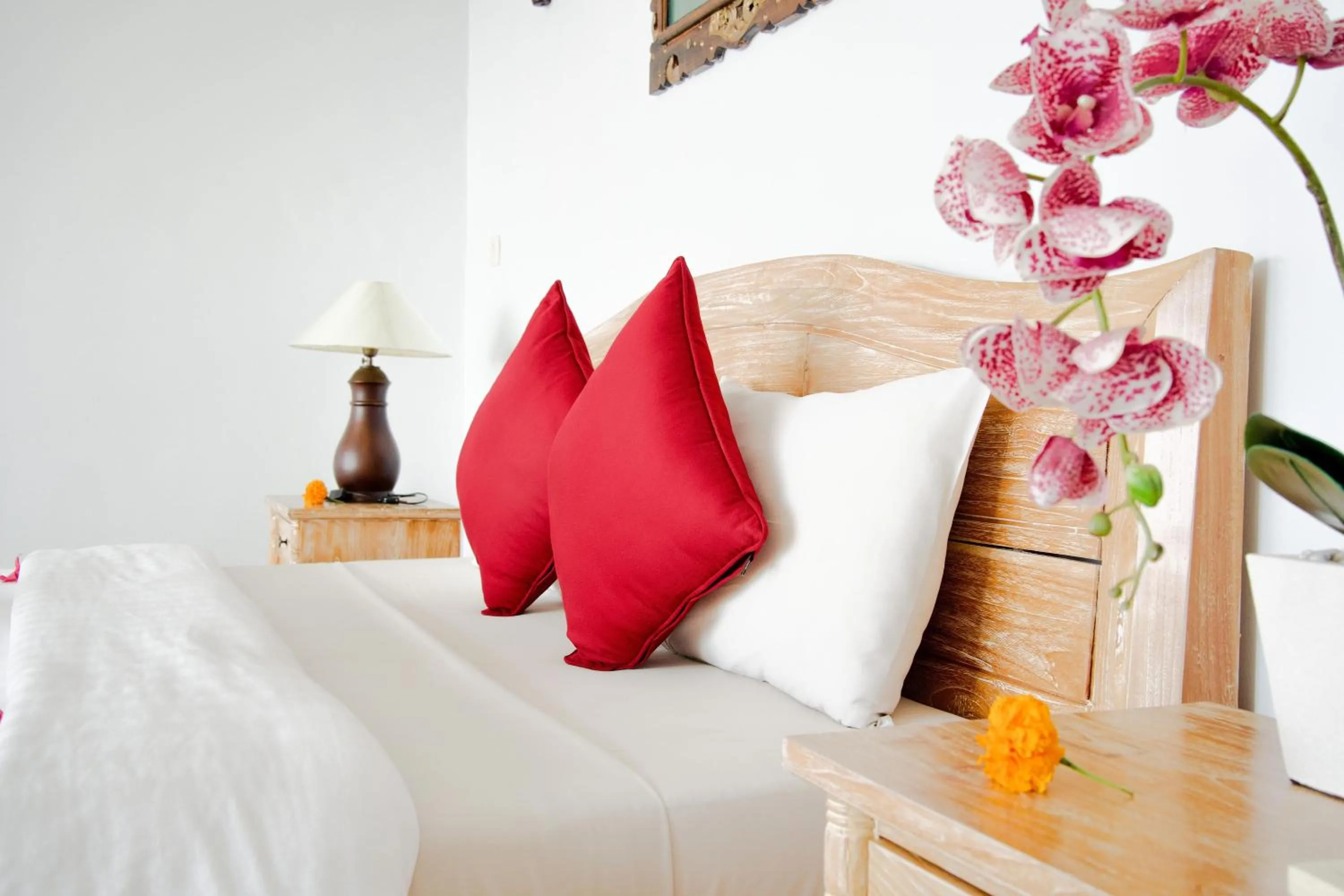 Bed in Alam Bali Beach Resort