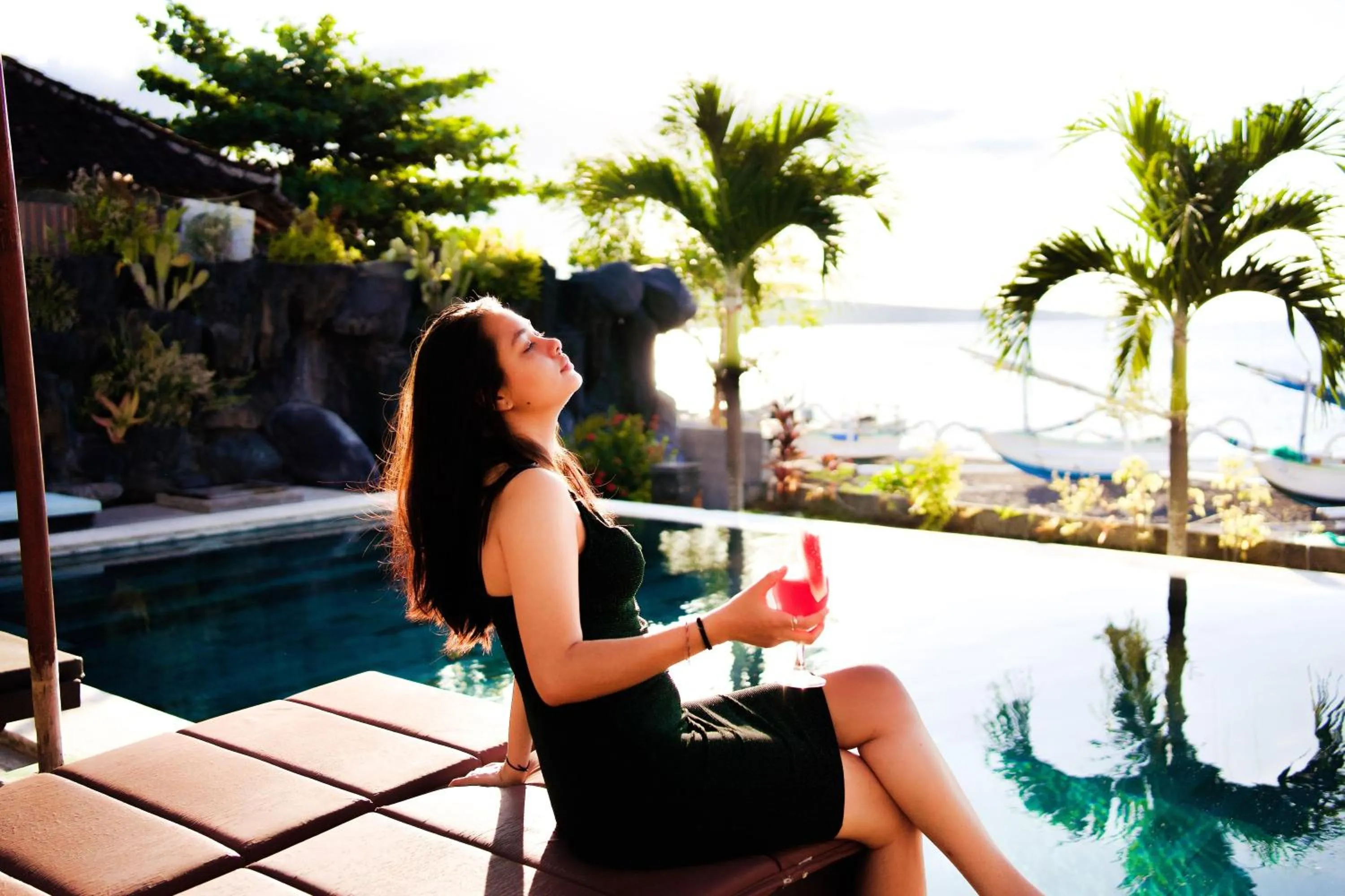 People in Alam Bali Beach Resort