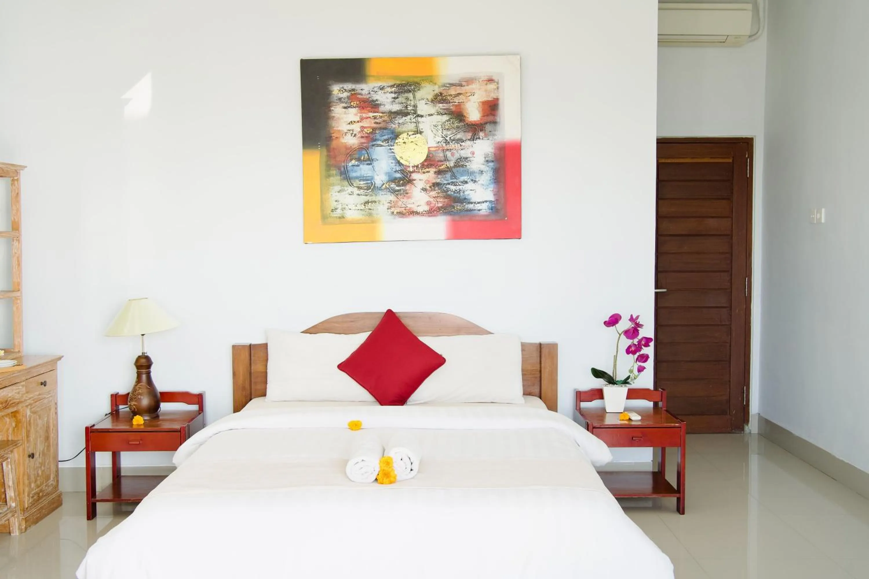 Bed in Alam Bali Beach Resort