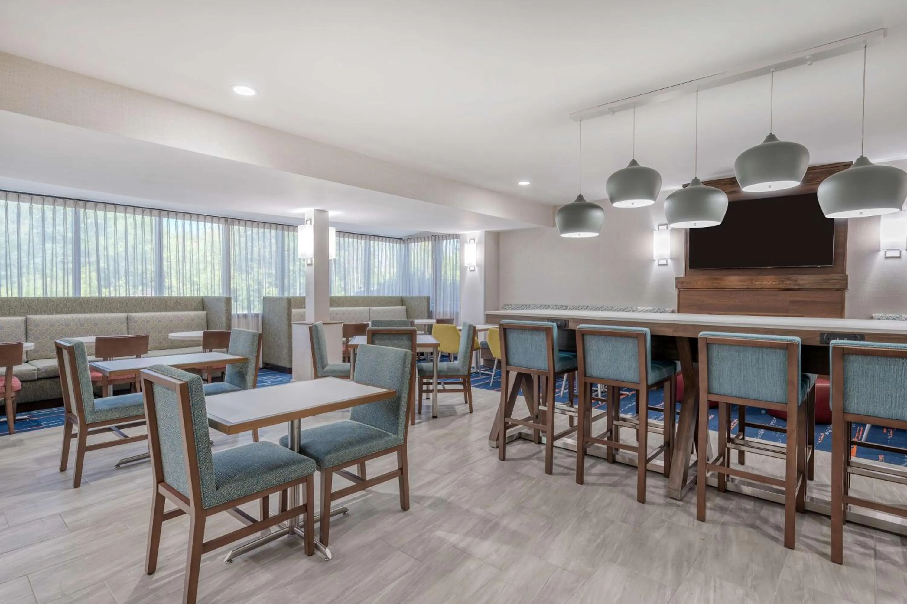 Lobby or reception in Hampton Inn New Philadelphia