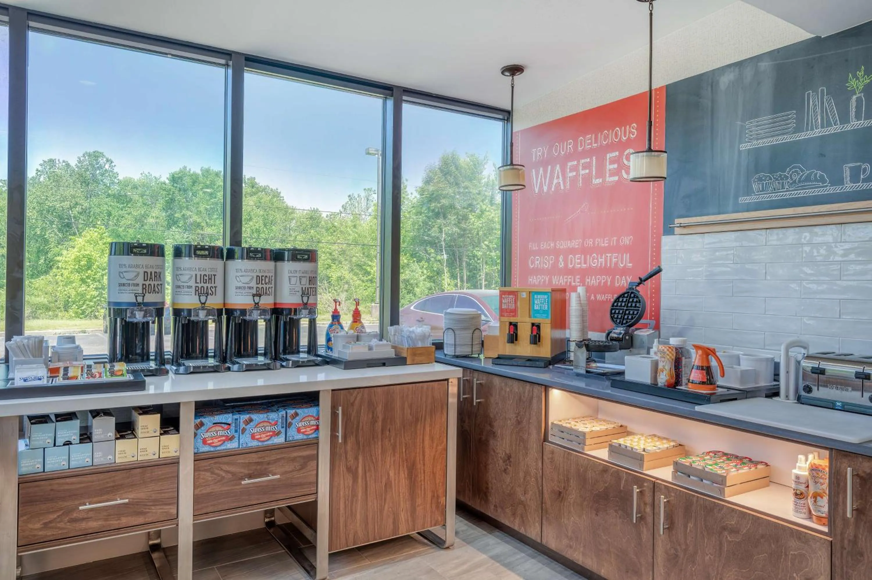 Breakfast in Hampton Inn New Philadelphia