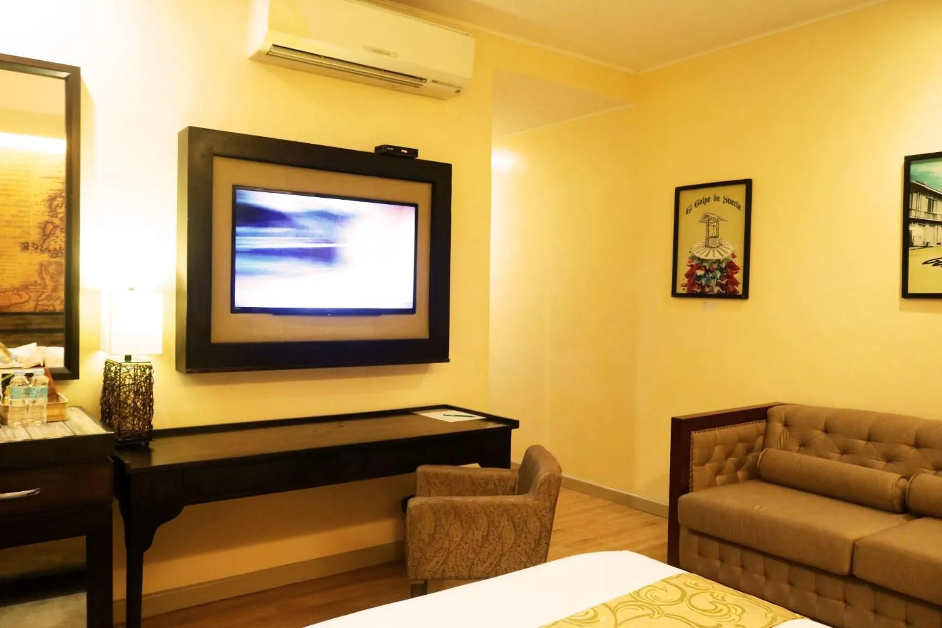 Seating Area in Palm Grass Hotel