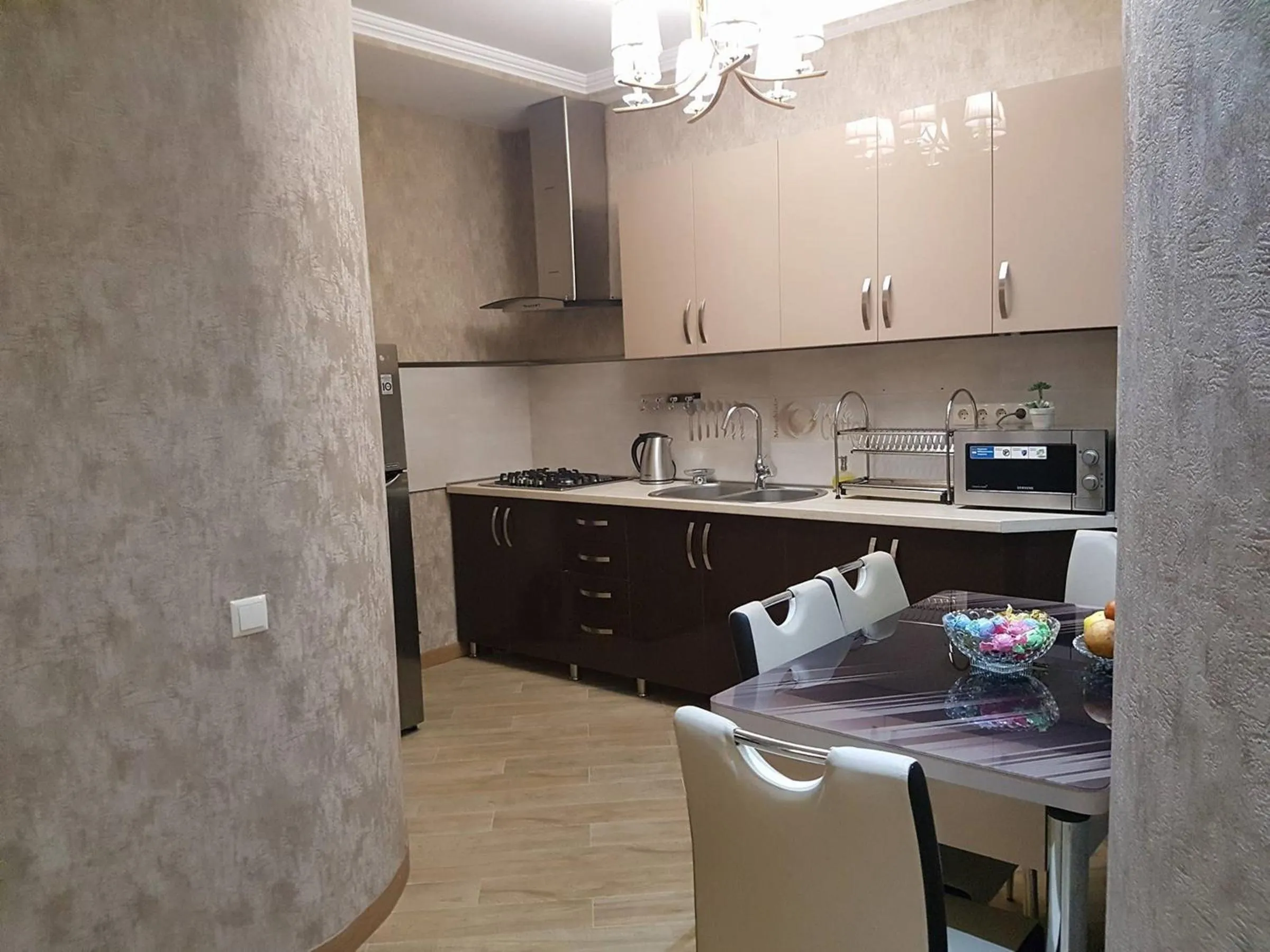 Kitchen or kitchenette in Dat Exx Apartments