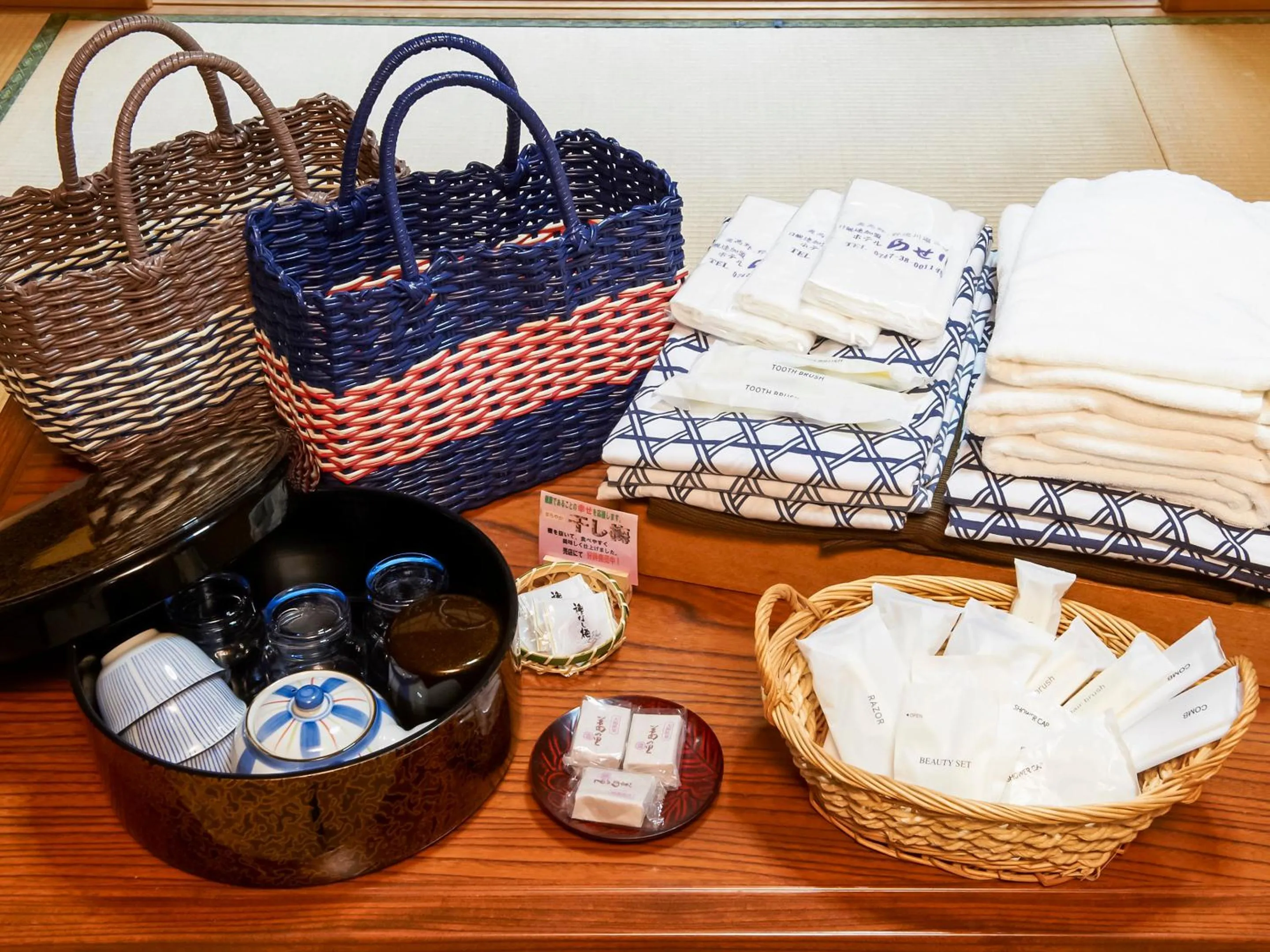 towels in Hotel Nosegawa