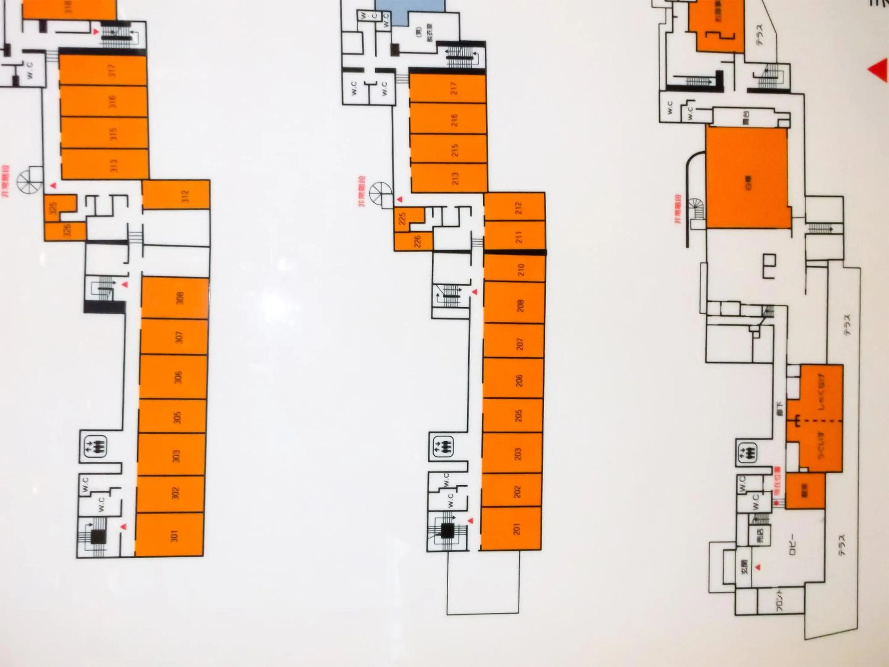 Area and facilities in Hotel Nosegawa