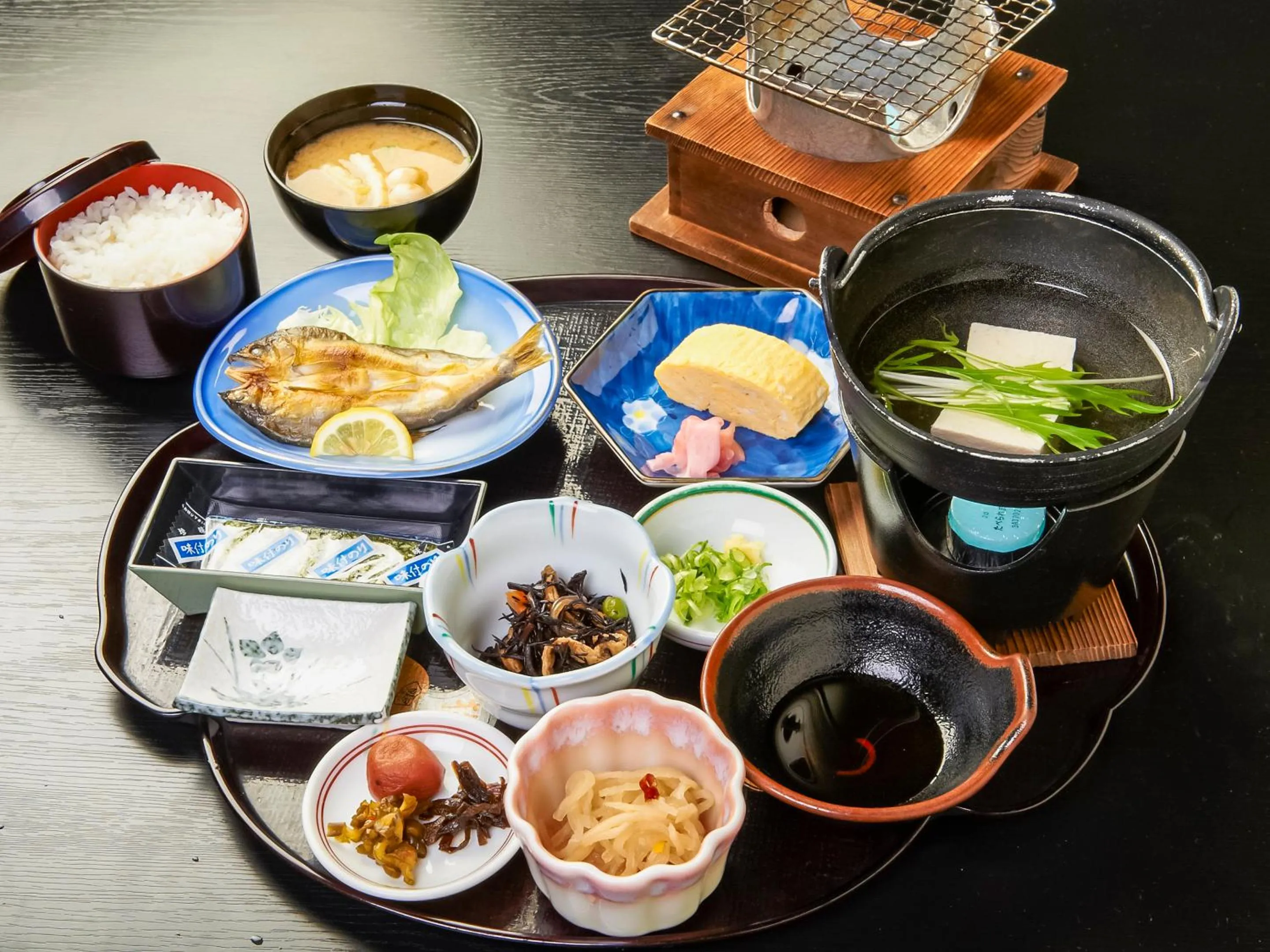 Breakfast in Hotel Nosegawa