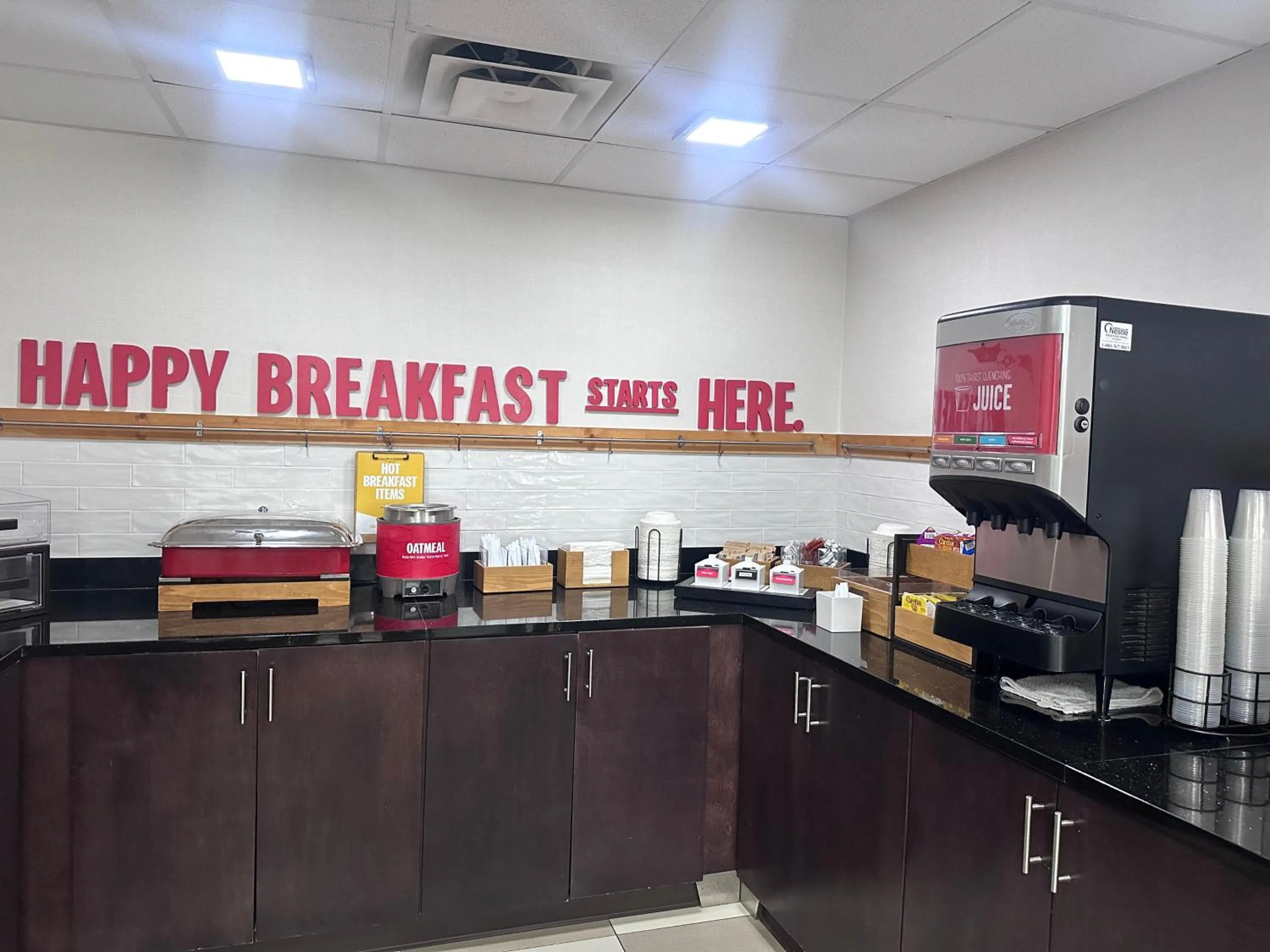 Breakfast in Hampton Inn Waycross