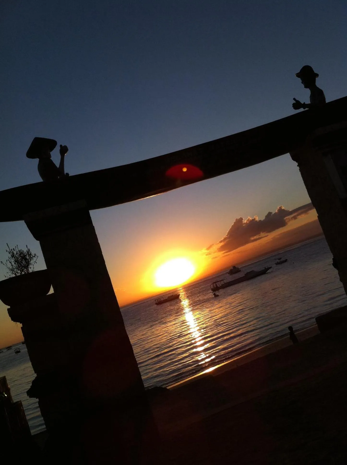 Sunset in Sunset Cave Villas Lembongan