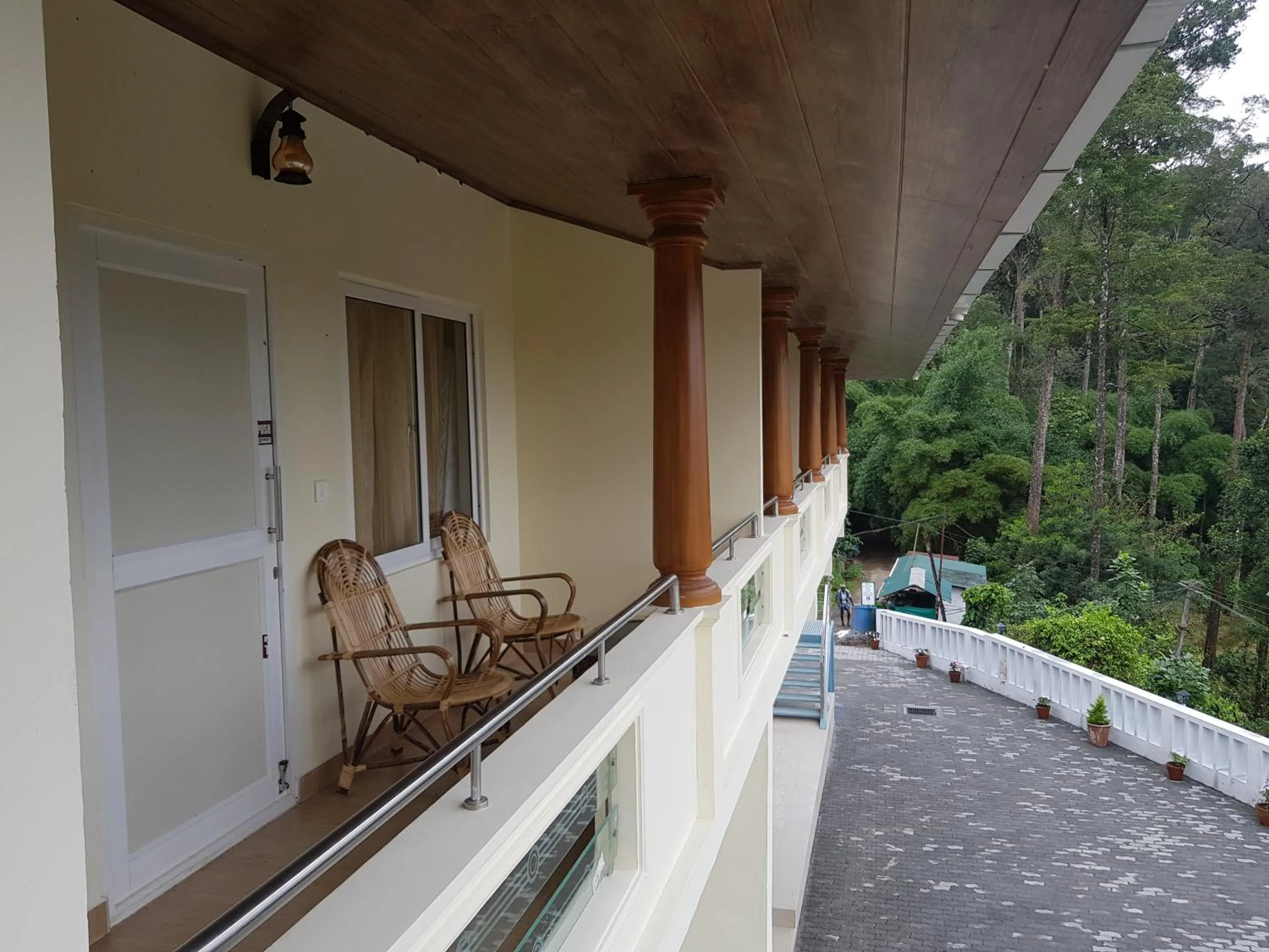 Balcony/Terrace in Dew Drops Farm Resorts