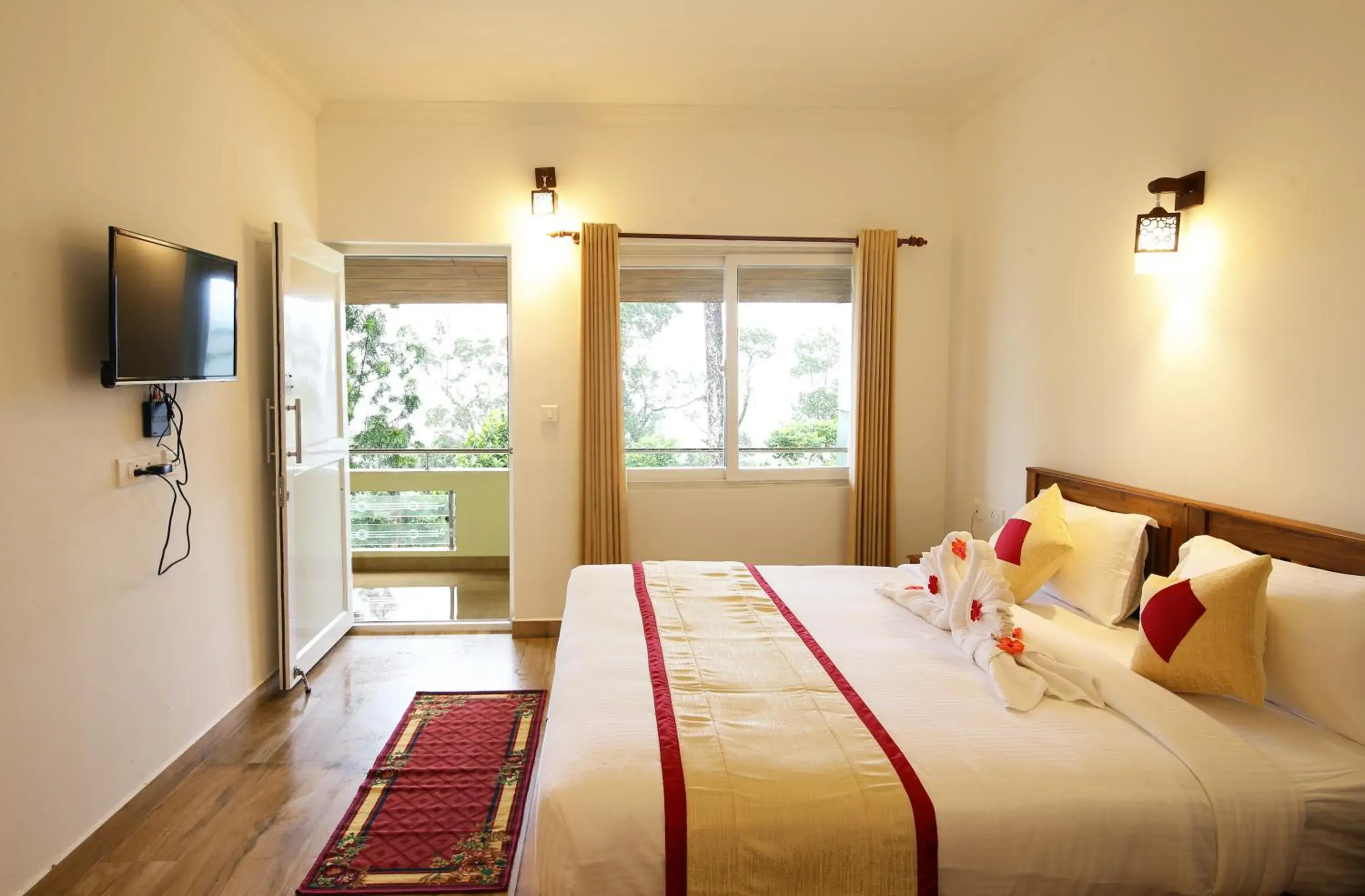 Double or Twin Room with Balcony in Dew Drops Farm Resorts Double or Twin Room with Balcony in Dew Drops Farm Resorts