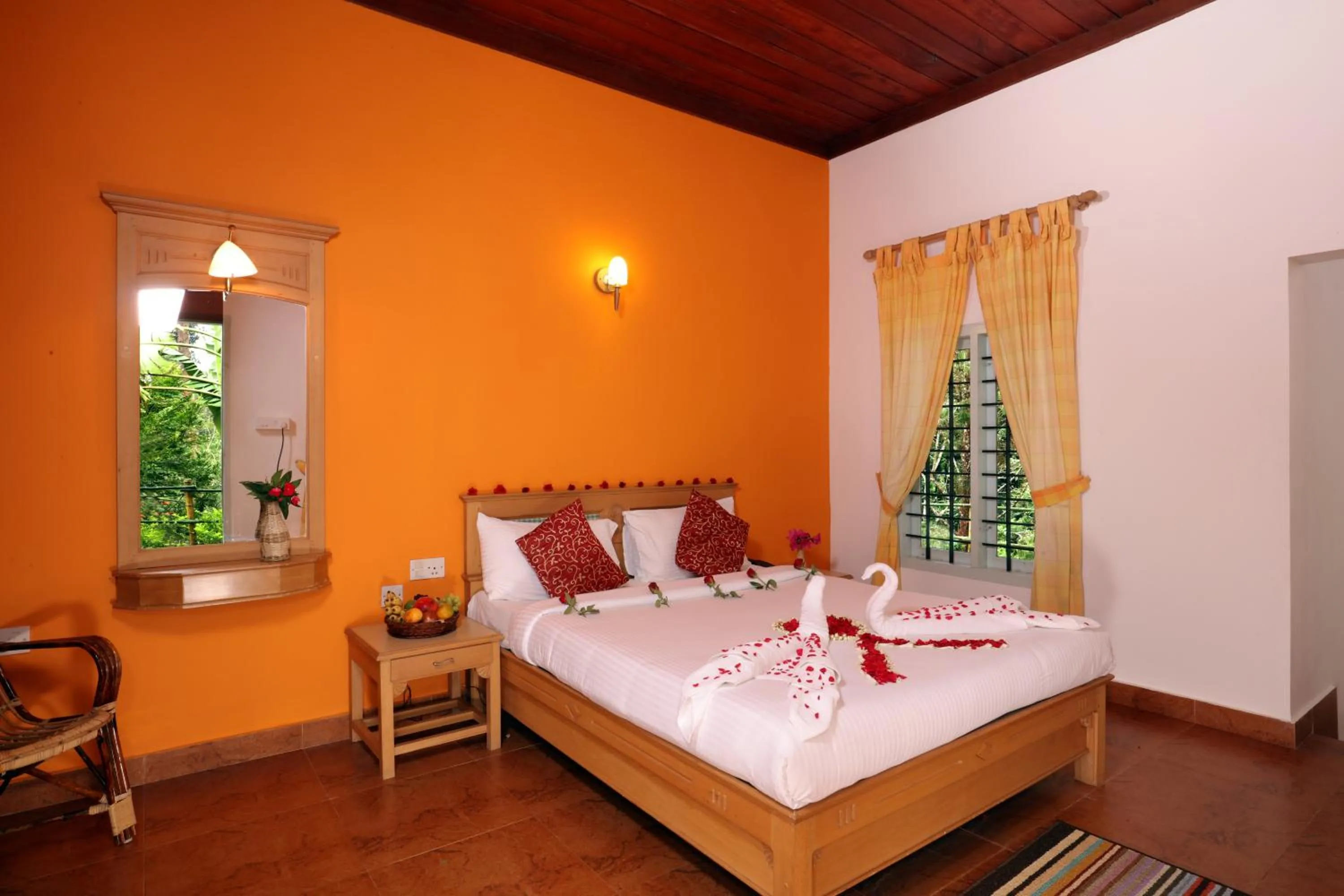 Bedroom, Bed in Dew Drops Farm Resorts