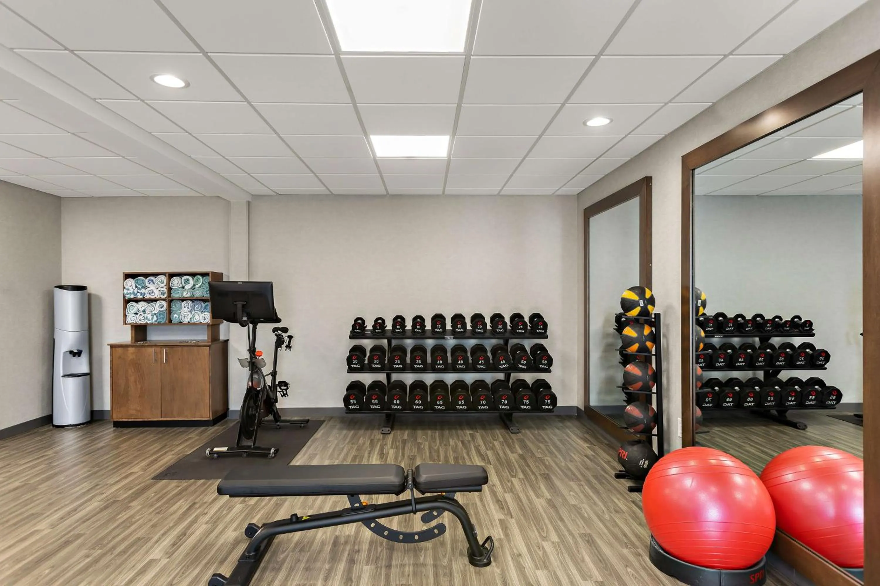 Fitness centre/facilities in Hampton Inn & Suites Petoskey