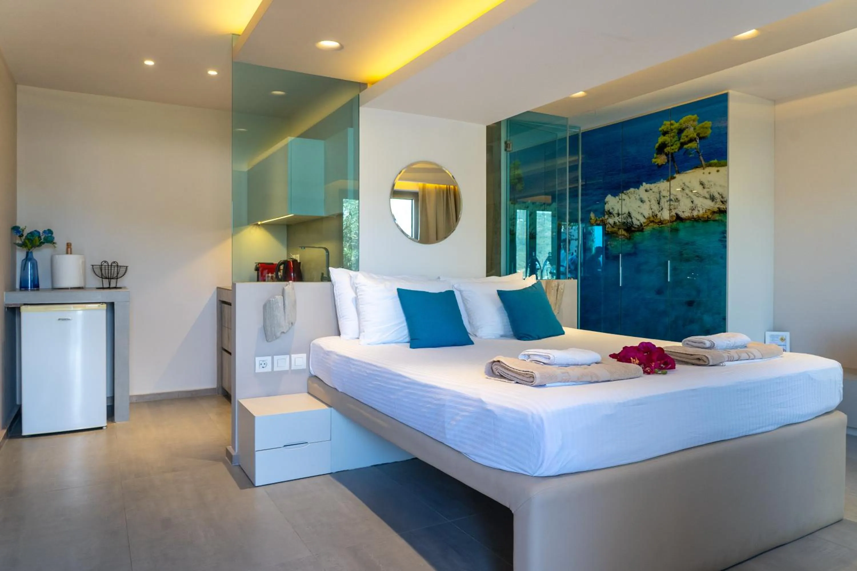 Bed in Core Luxury Suites