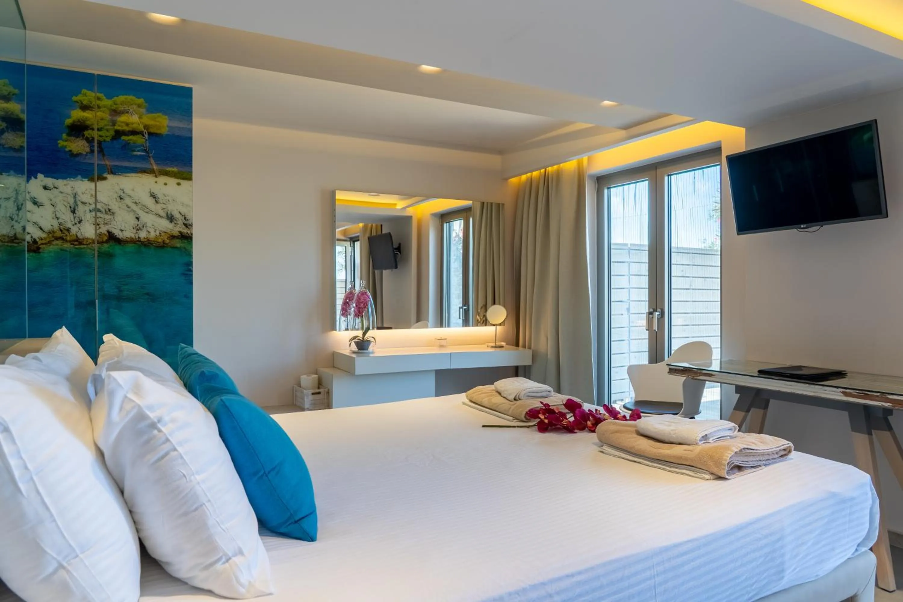 Bed in Core Luxury Suites