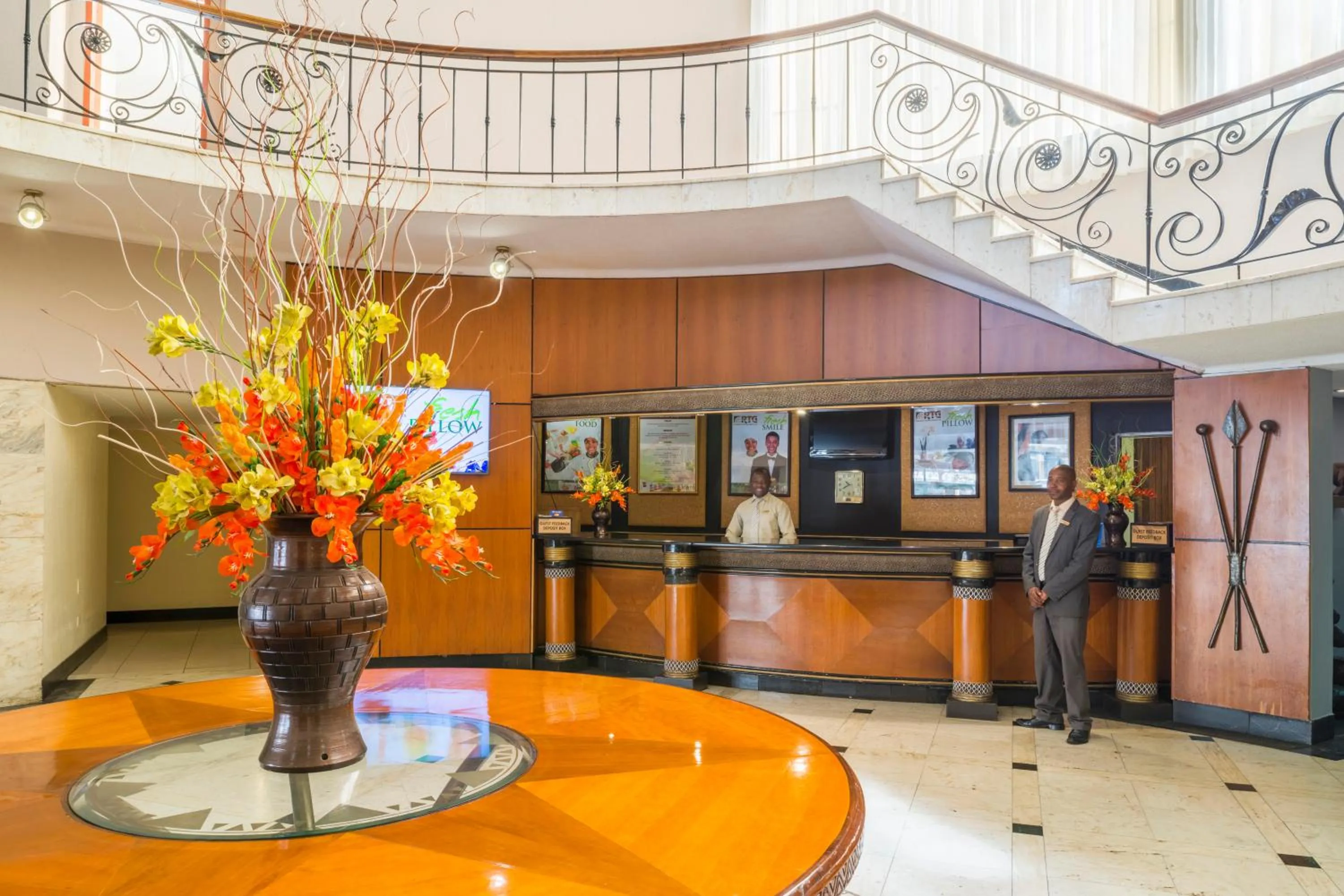 Staff in Bulawayo Rainbow Hotel