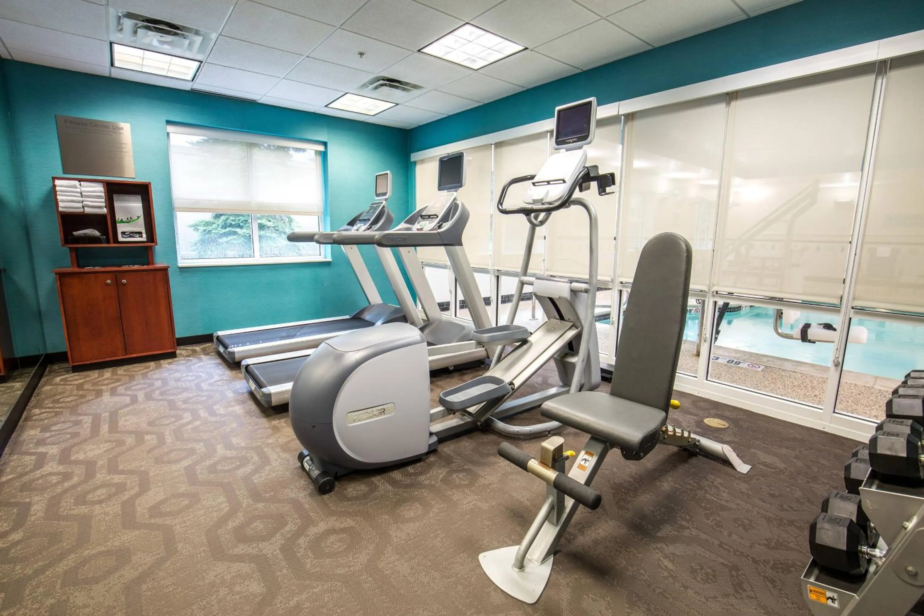 Fitness centre/facilities in Fairfield Inn and Suites by Marriott Portsmouth Exeter