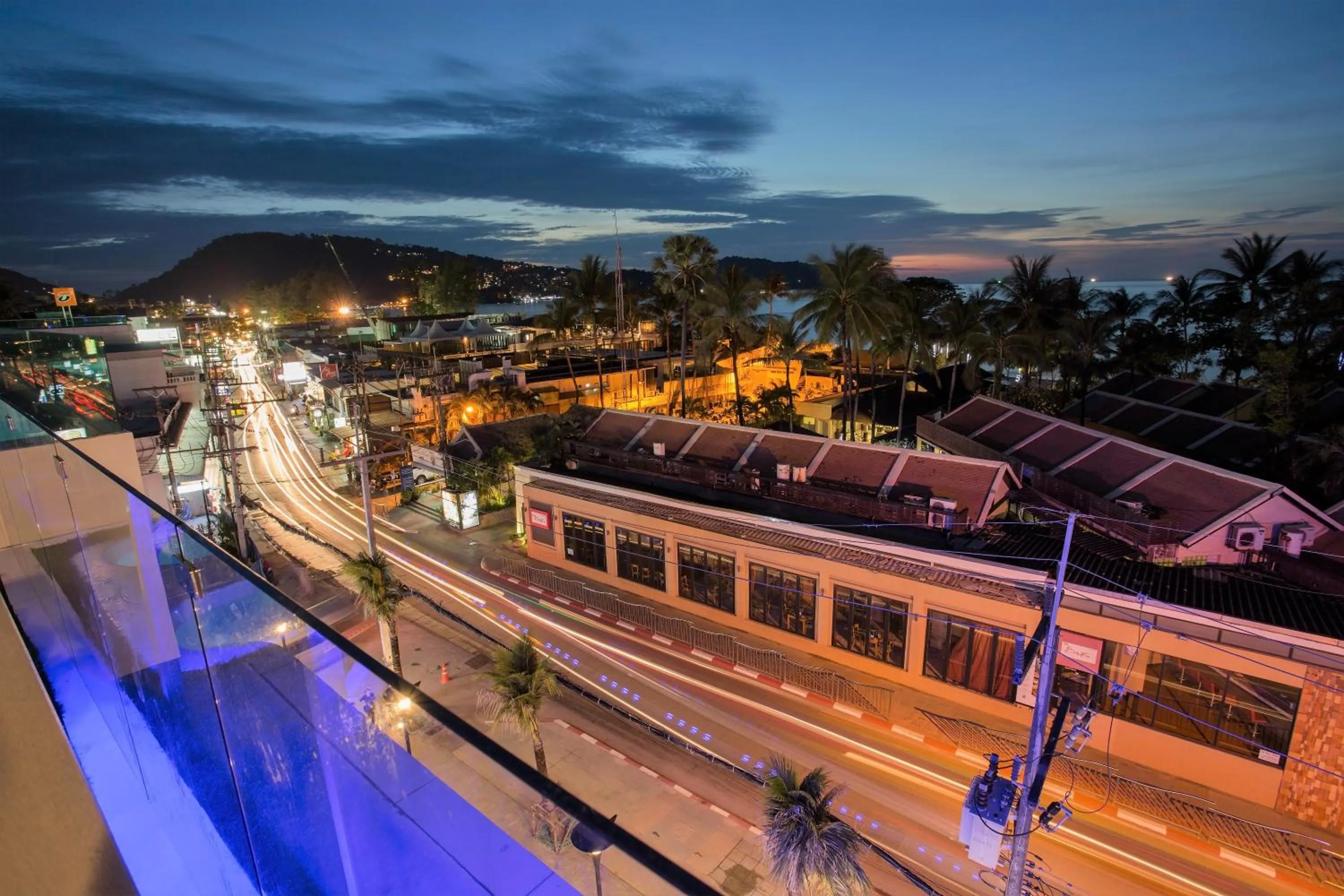 City view in BearPacker Patong Hostel