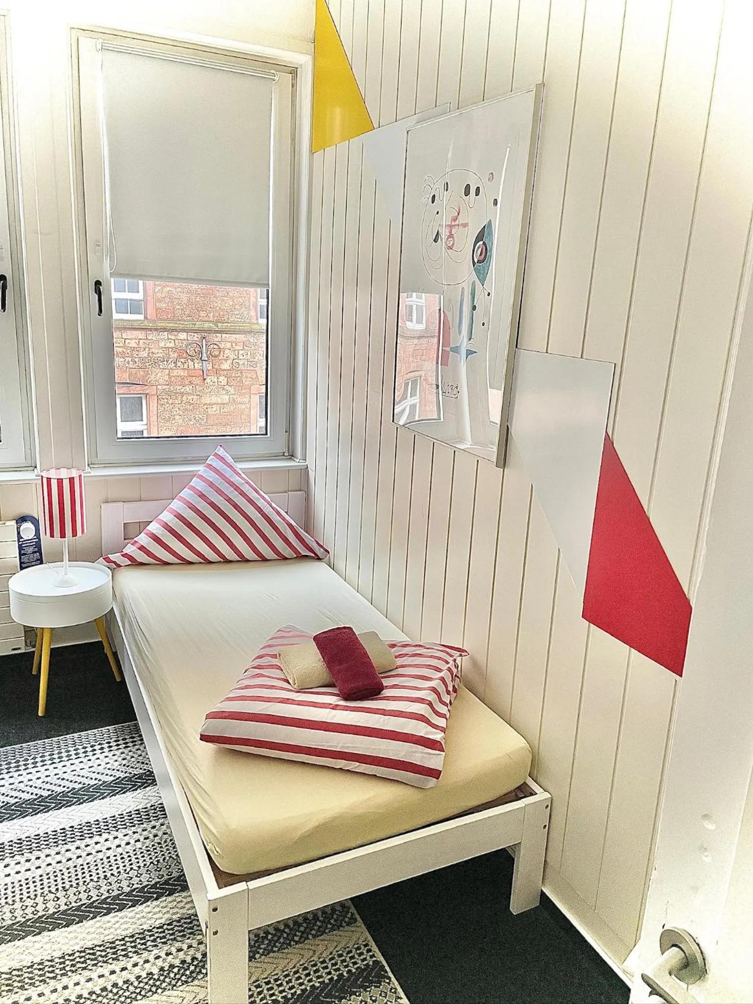 Decorative detail, Bed in Hotel Tusculum